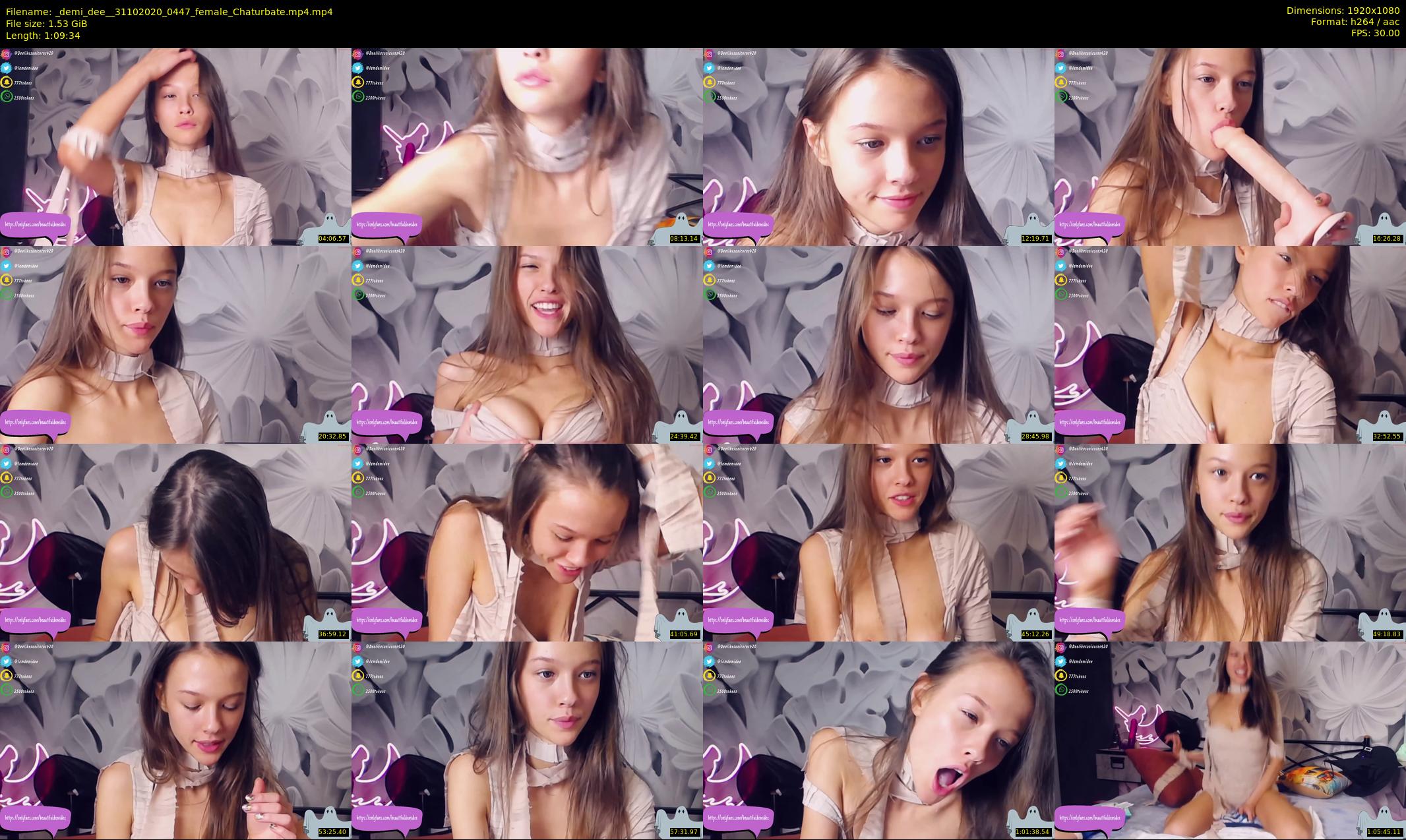_demi_dee_ — 70 minute Chaturbate female cam show recording, 1080p, Oct 31, 2020