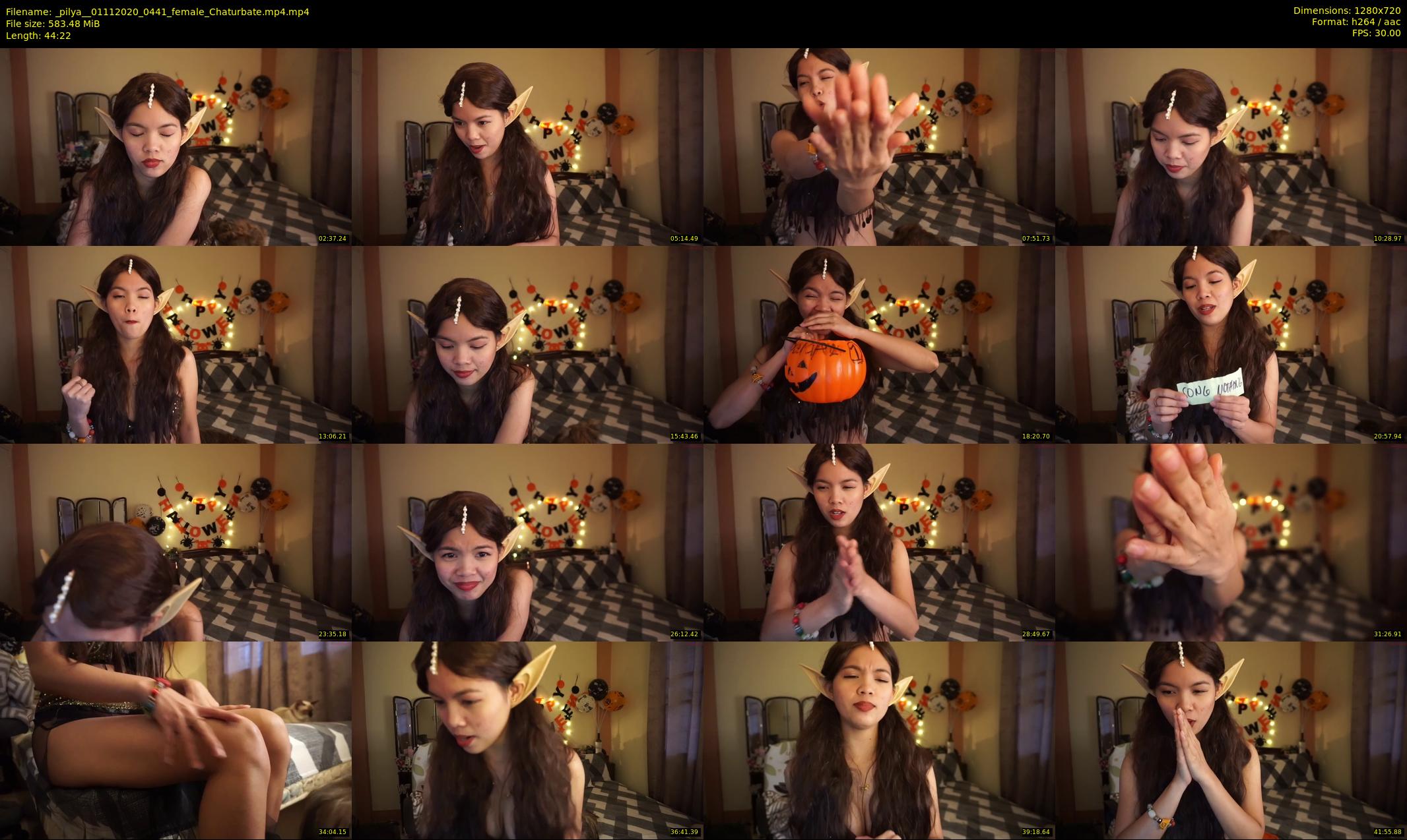 _pilya_ — 45 minute Chaturbate female cam show recording, 720p, Nov 1, 2020
