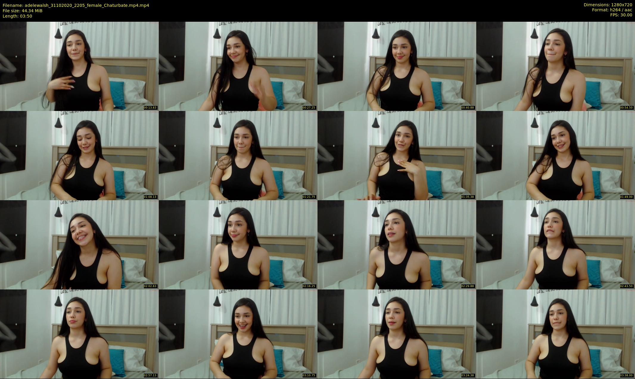 adelewalsh — 4 minute Chaturbate female cam show recording, 720p, Oct 31, 2020