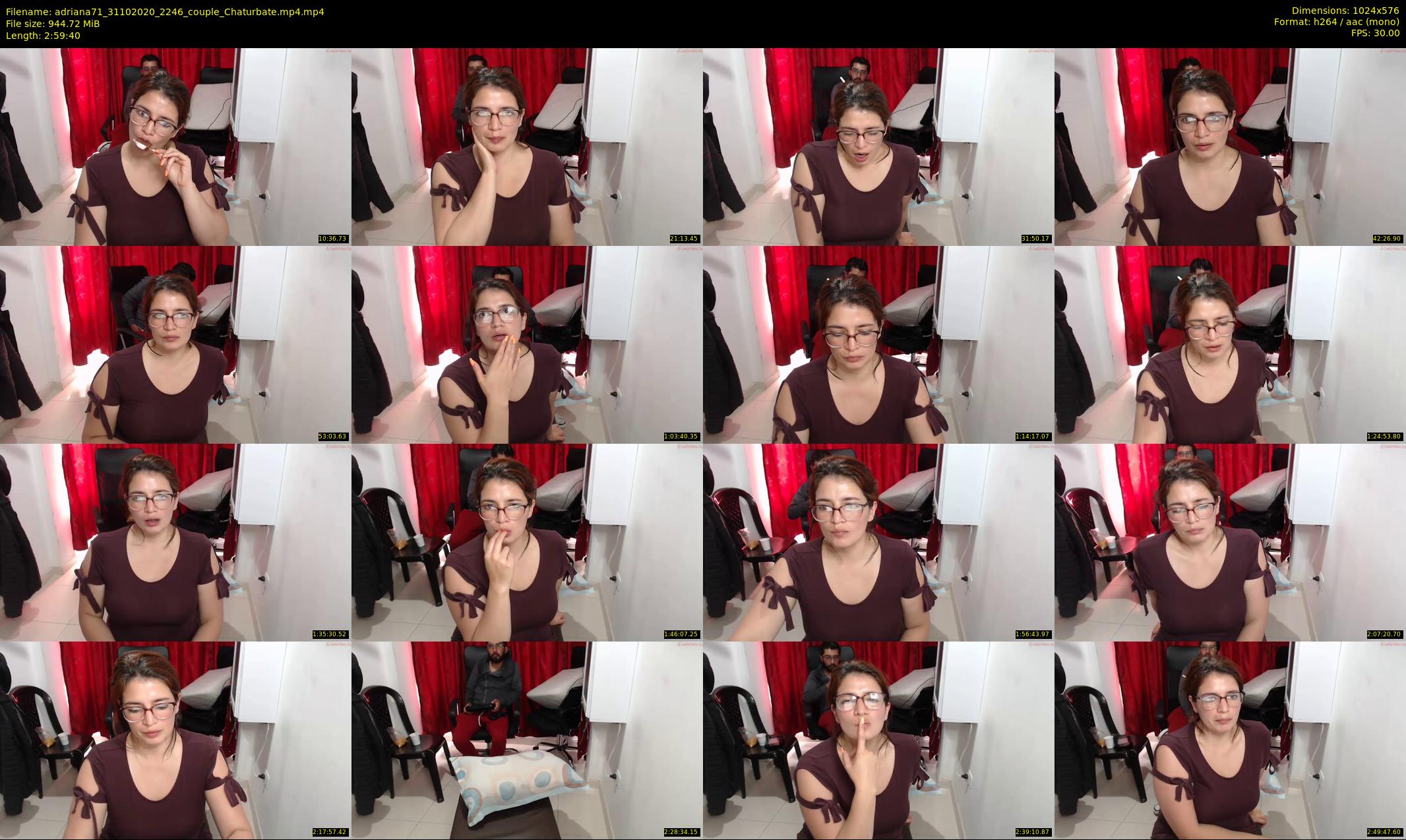adriana71 — 180 minute Chaturbate couple cam show recording, 480p, Oct 31, 2020