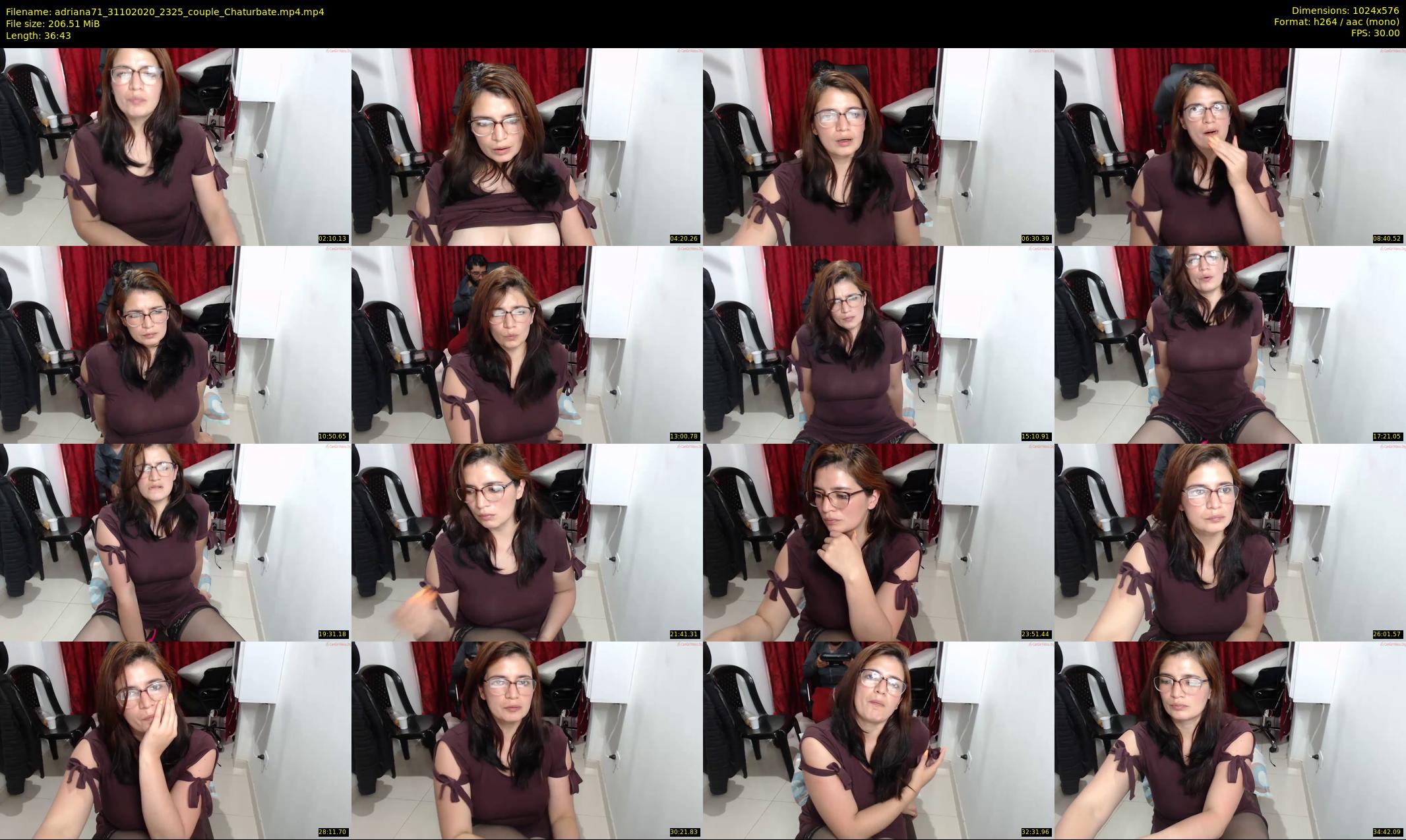adriana71 — 37 minute Chaturbate couple cam show recording, 480p, Oct 31, 2020