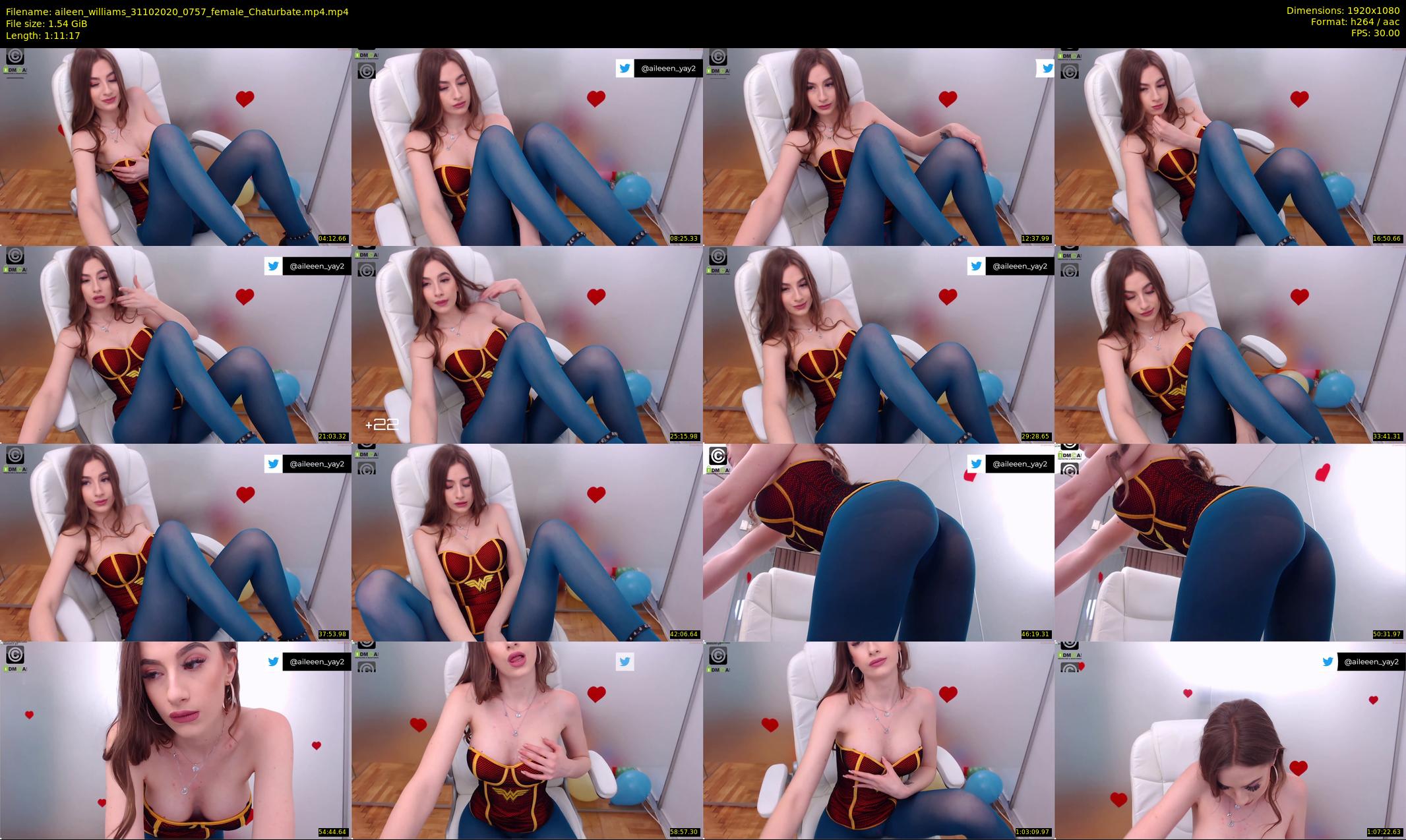aileen_williams — 72 minute Chaturbate female cam show recording, 1080p, Oct 31, 2020
