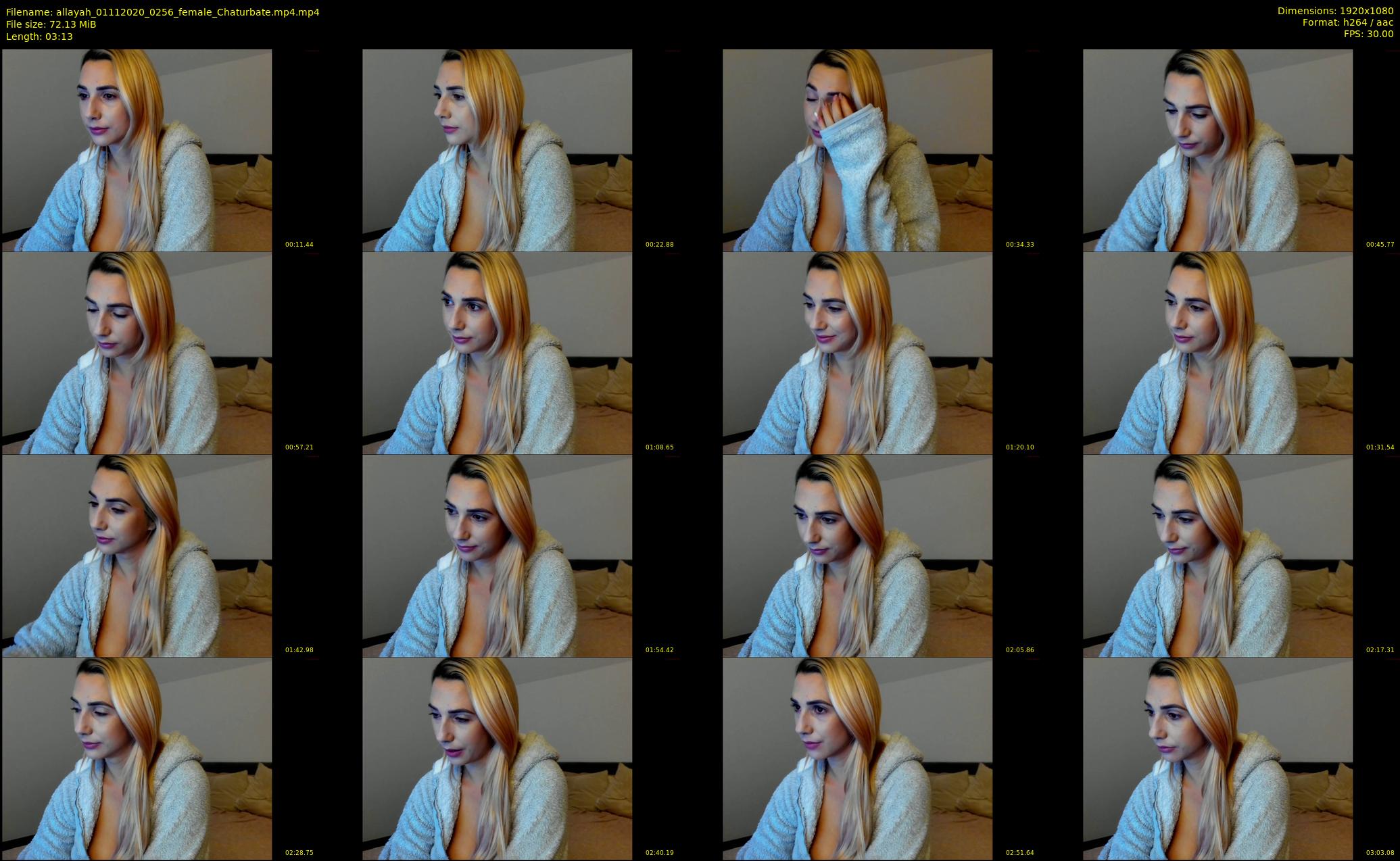 allayah — 4 minute Chaturbate female cam show recording, 1080p, Nov 1, 2020