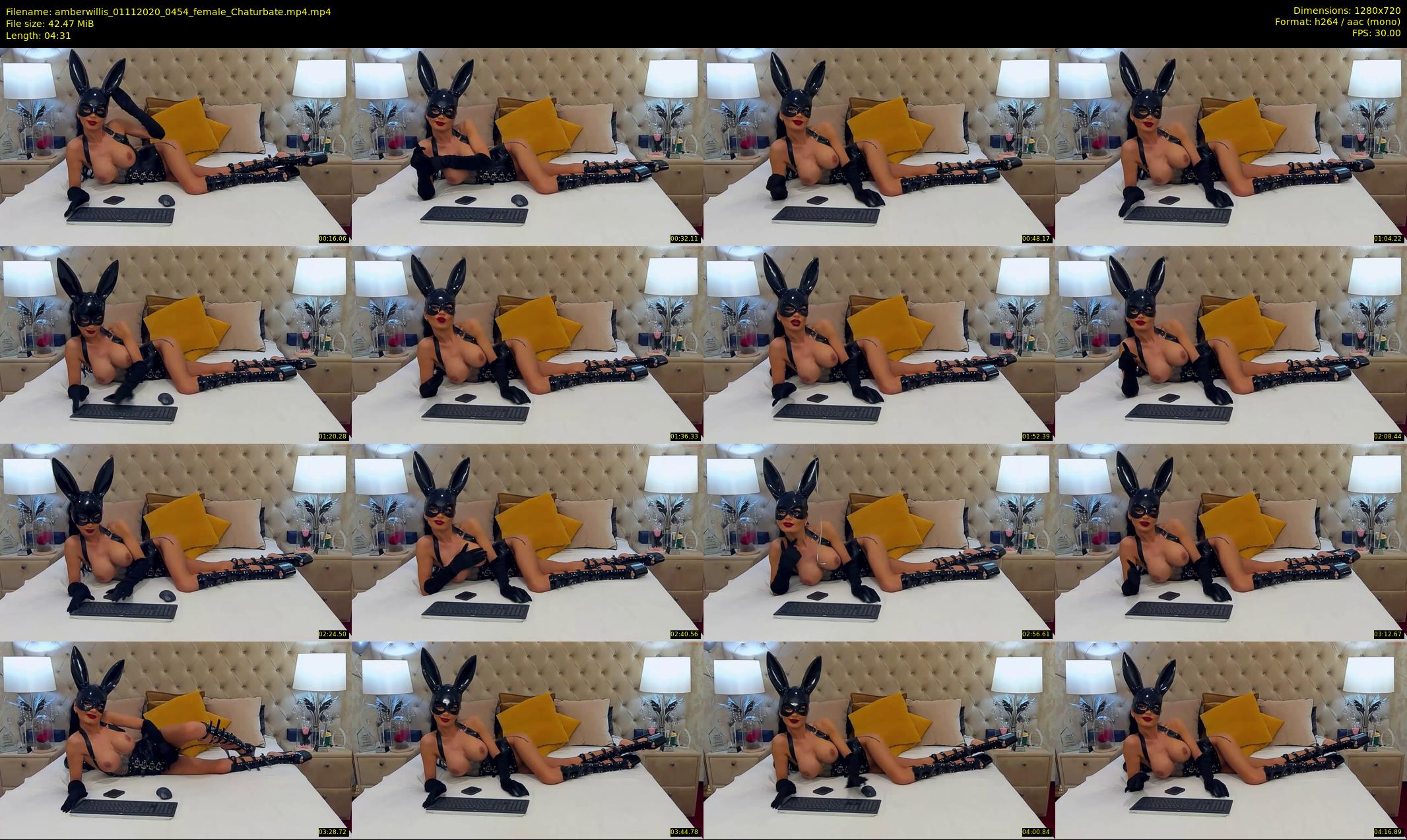 amberwillis — 5 minute Chaturbate female cam show recording, 720p, Nov 1, 2020