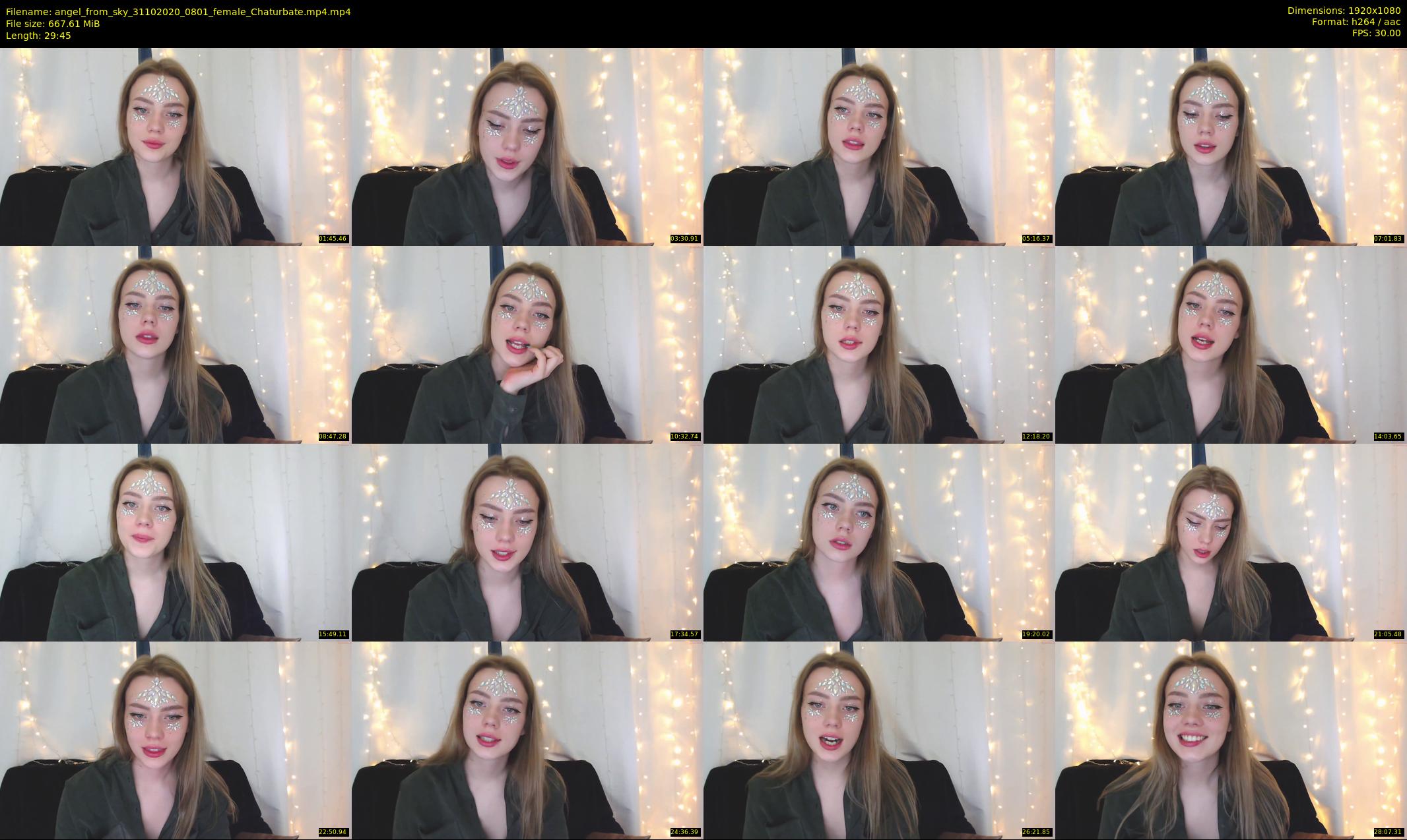 angel_from_sky — 30 minute Chaturbate female cam show recording, 1080p, Oct 31, 2020