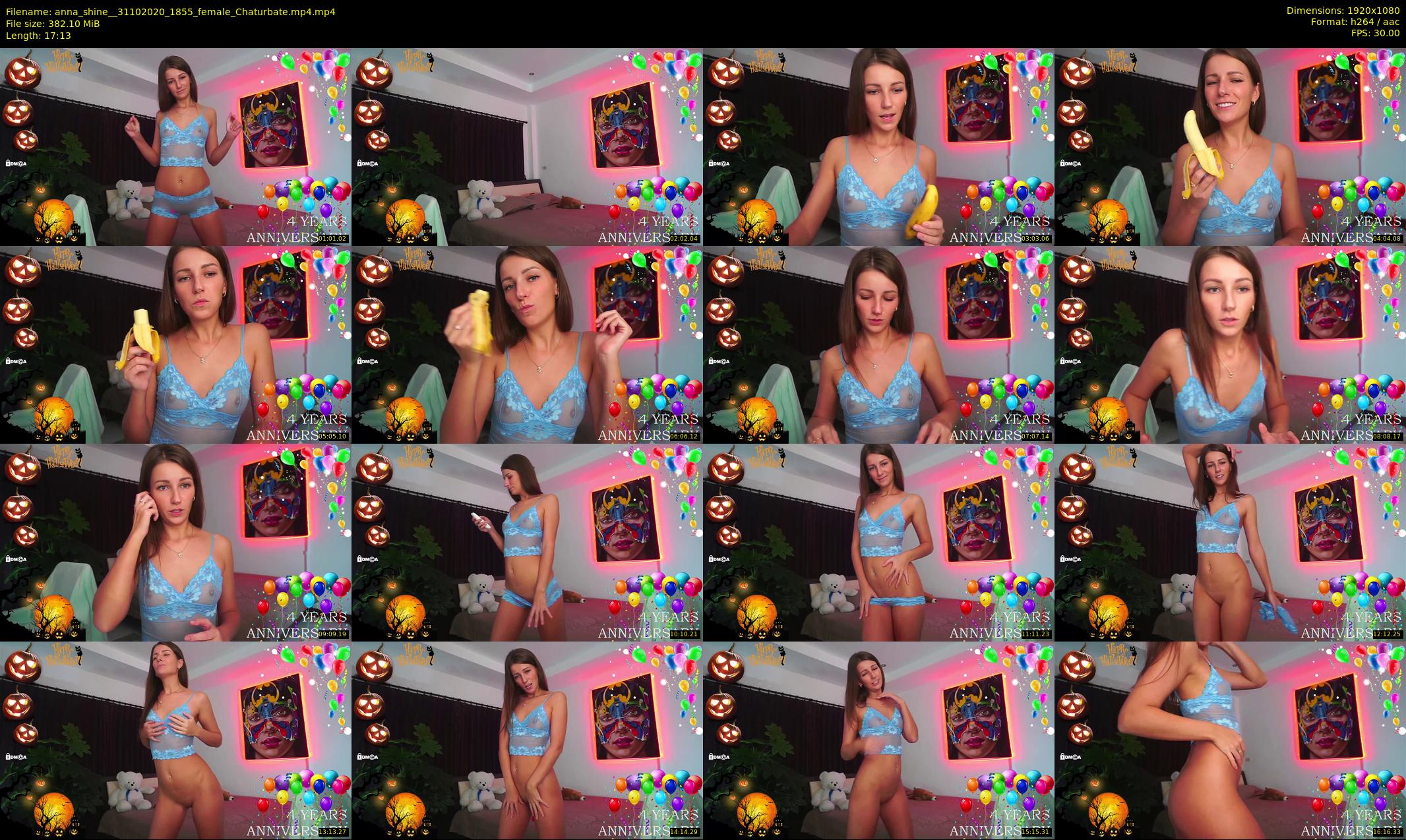 anna_shine_ — 18 minute Chaturbate female cam show recording, 1080p, Oct 31, 2020