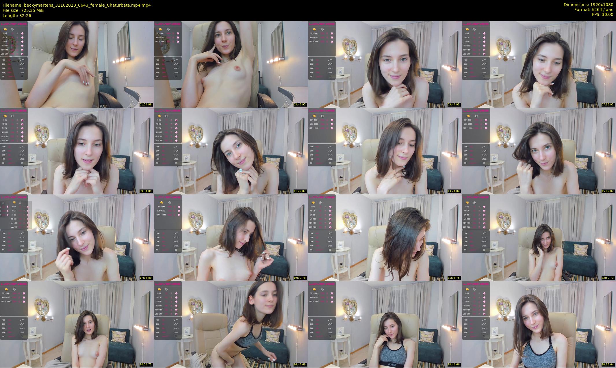 beckymartens — 33 minute Chaturbate female cam show recording, 1080p, Oct 31, 2020