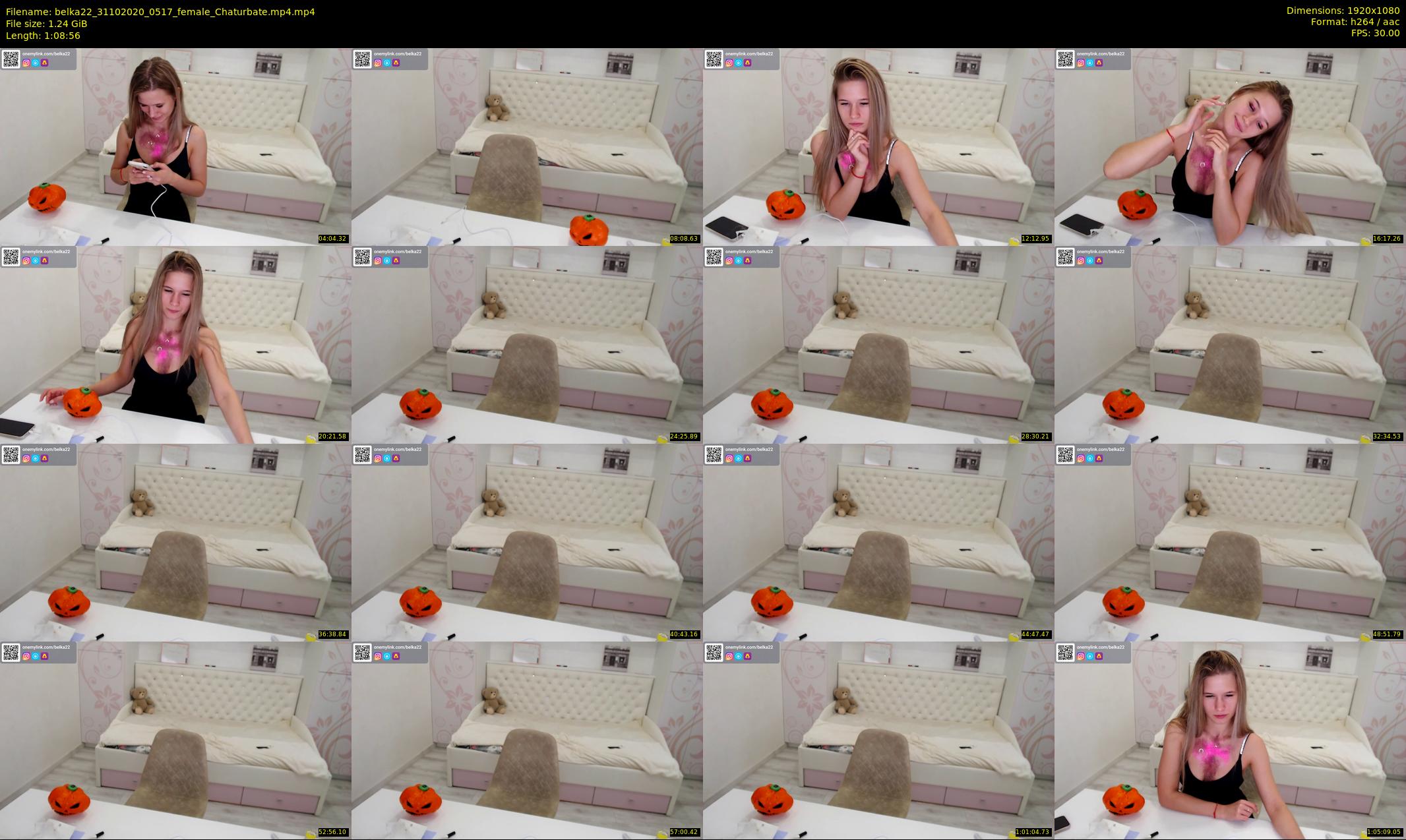 belka22 — 69 minute Chaturbate female cam show recording, 1080p, Oct 31, 2020