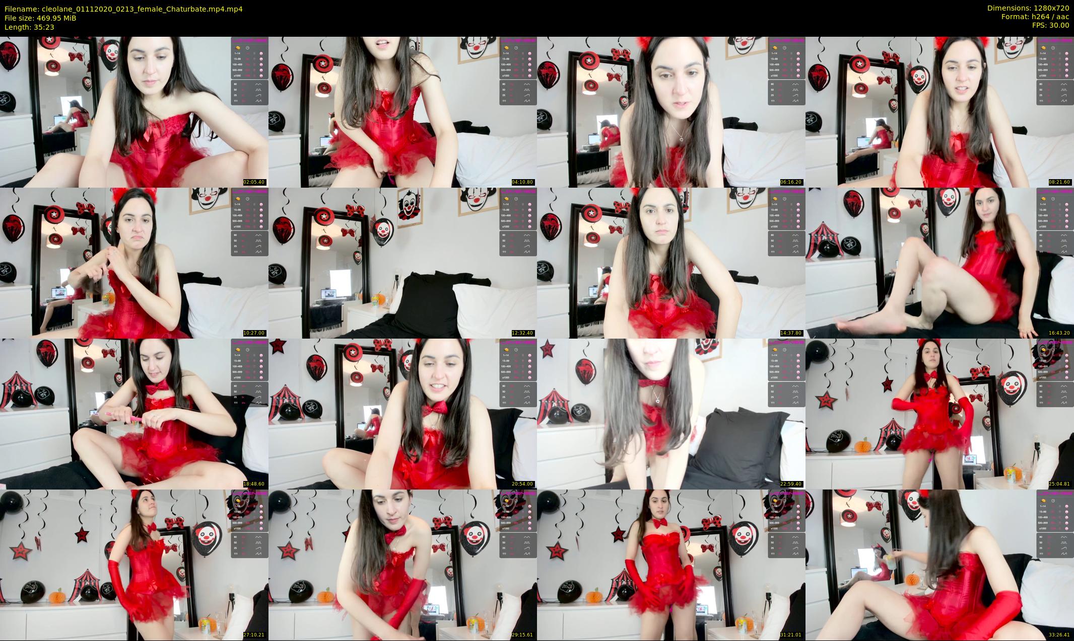 cleolane — 36 minute Chaturbate female cam show recording, 720p, Nov 1, 2020