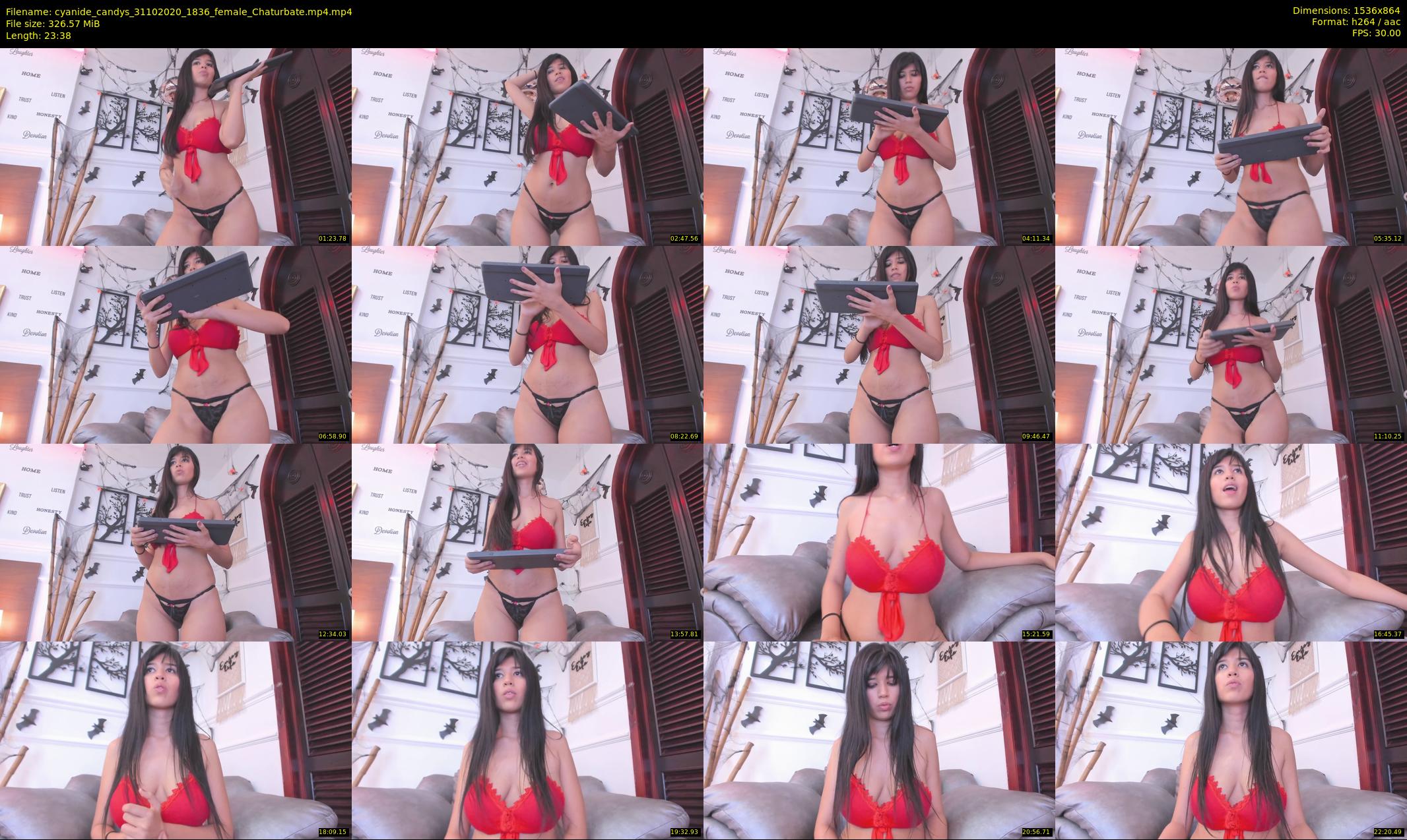 cyanide_candys — 24 minute Chaturbate female cam show recording, 720p, Oct 31, 2020