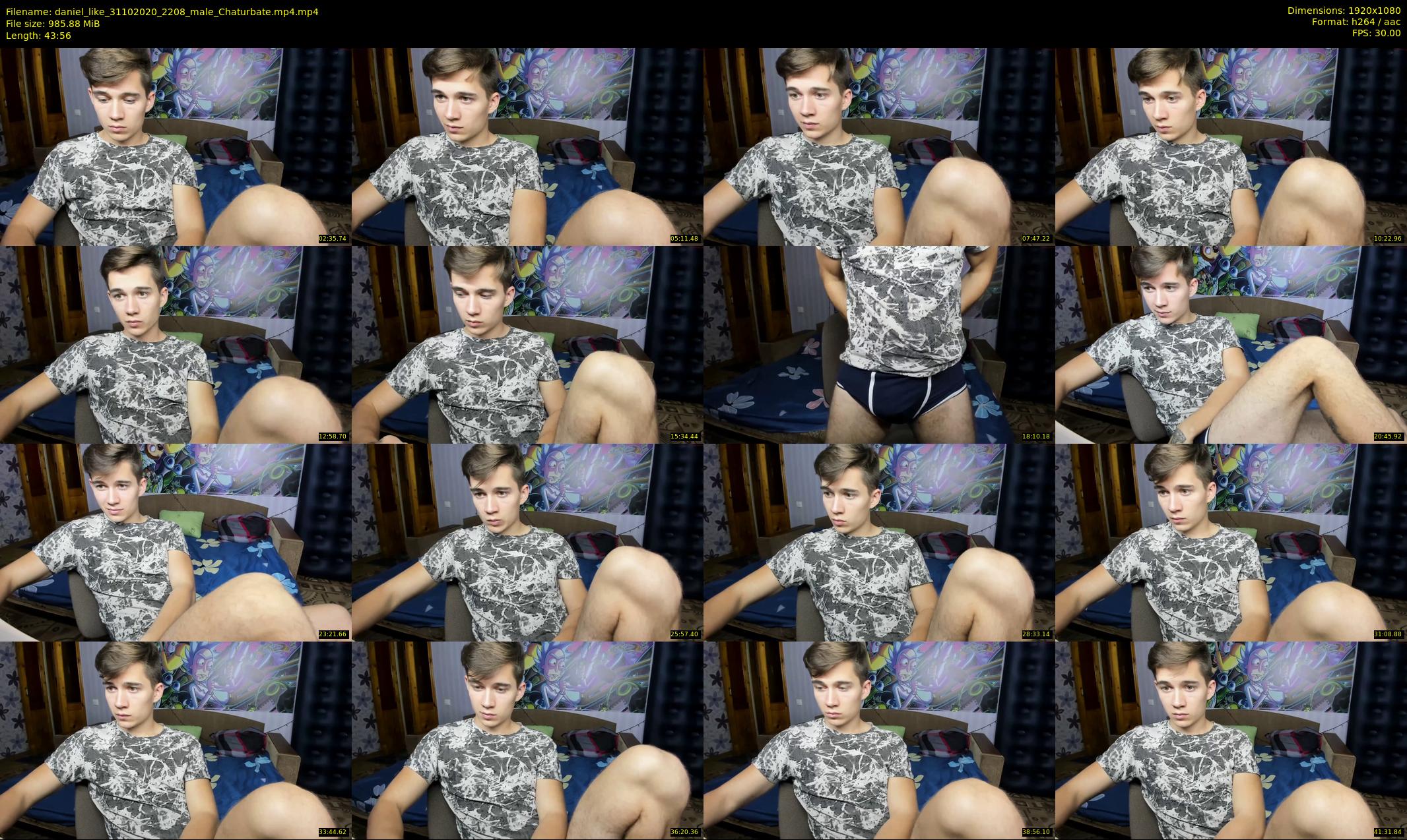 daniel_like — 44 minute Chaturbate male cam show recording, 1080p, Oct 31, 2020