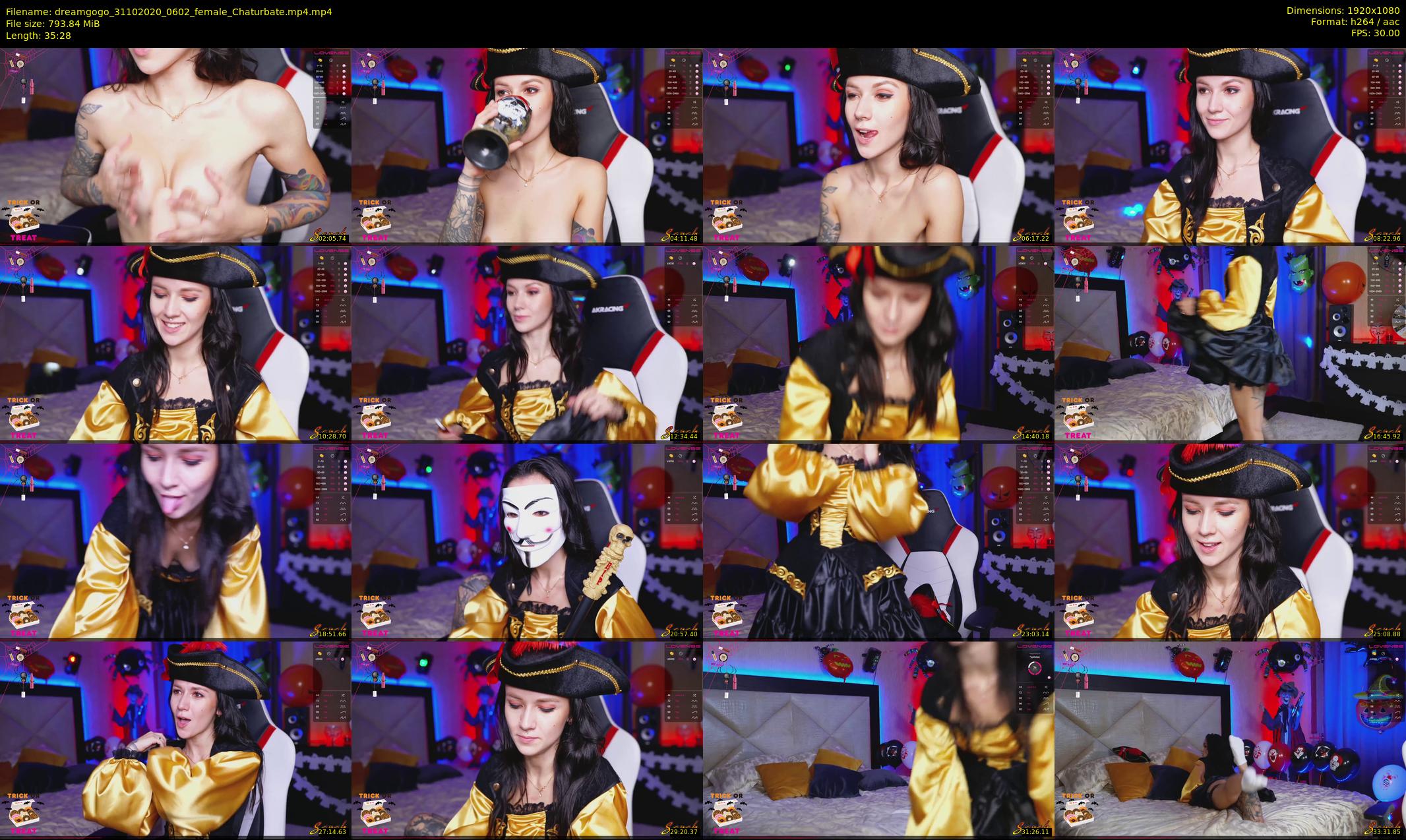 dreamgogo — 36 minute Chaturbate female cam show recording, 1080p, Oct 31, 2020