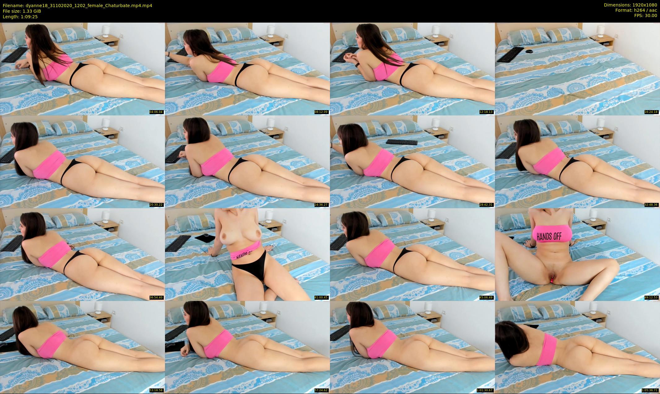 dyanne18 — 70 minute Chaturbate female cam show recording, 1080p, Oct 31, 2020