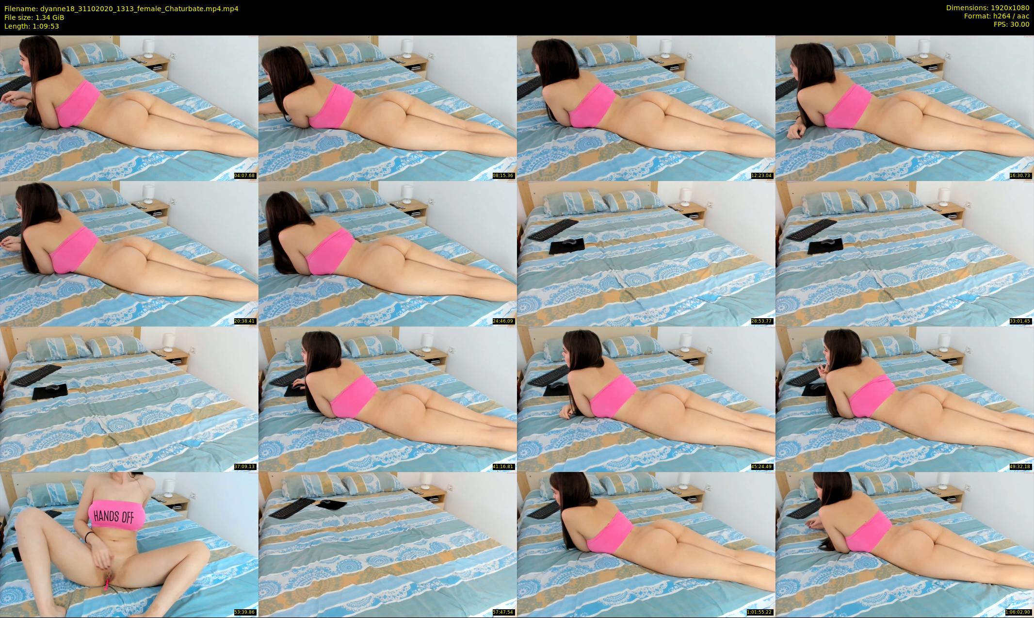 dyanne18 — 70 minute Chaturbate female cam show recording, 1080p, Oct 31, 2020