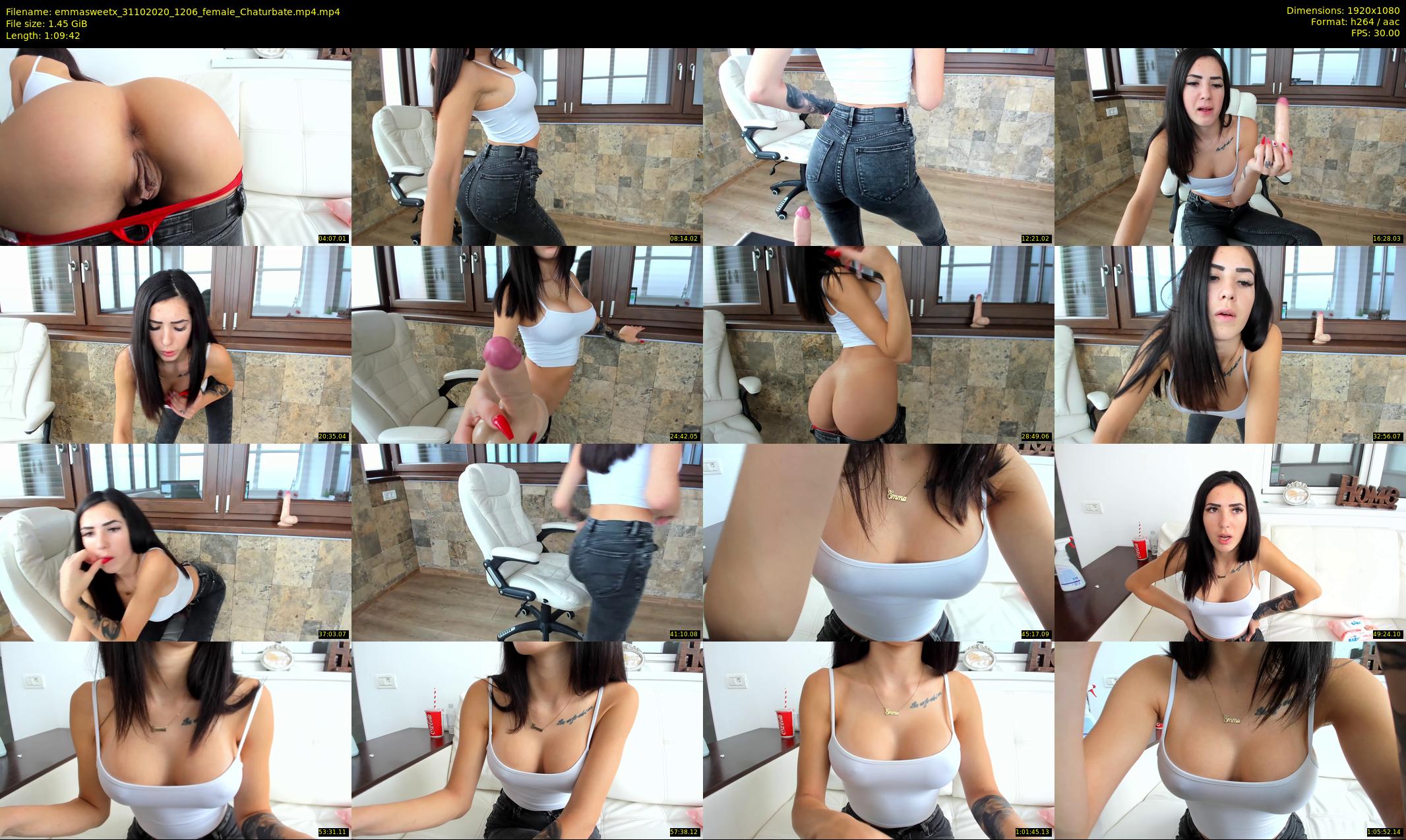 emmasweetx — 70 minute Chaturbate couple cam show recording, 1080p, Oct 31, 2020