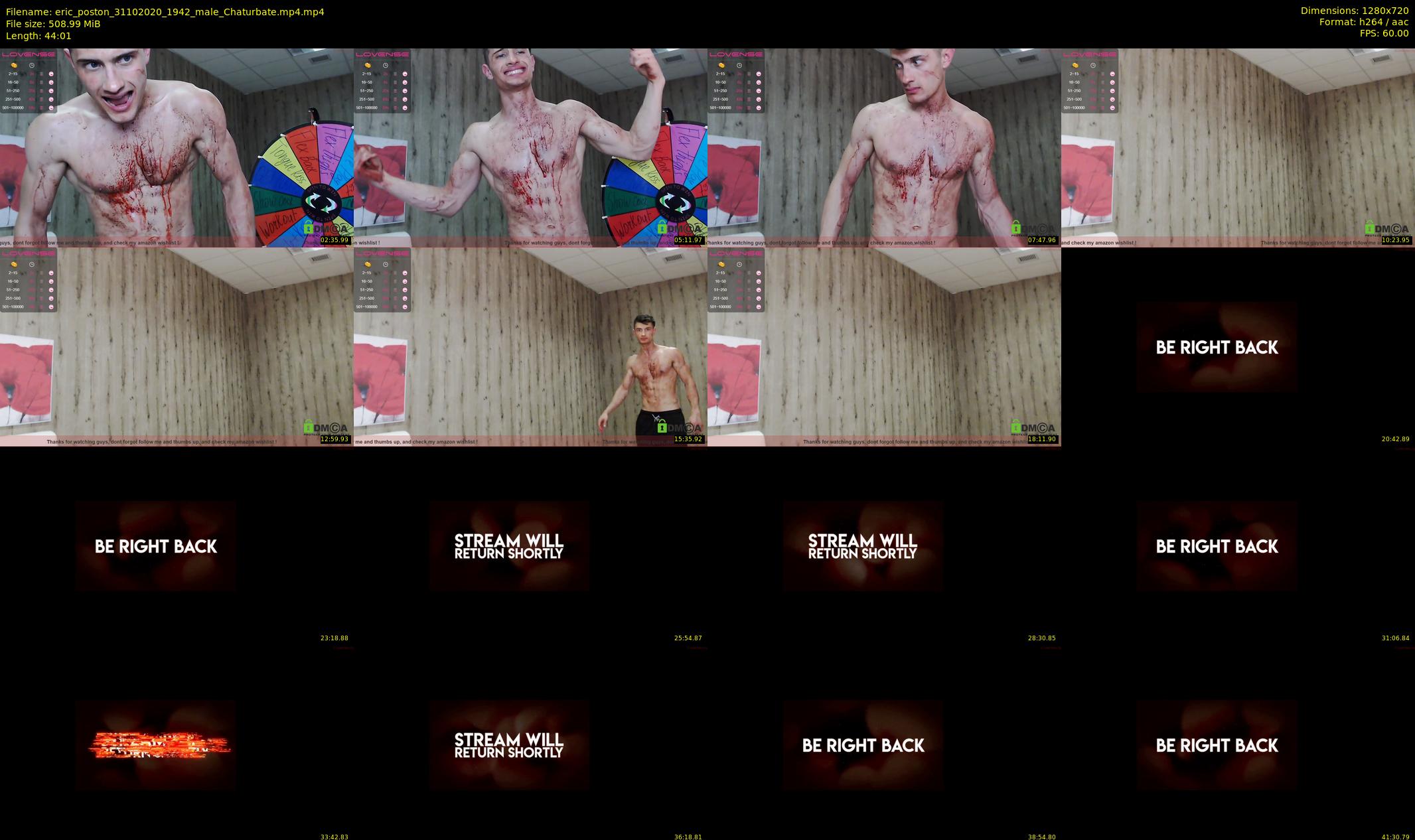 eric_poston — 45 minute Chaturbate male cam show recording, 720p, Oct 31, 2020