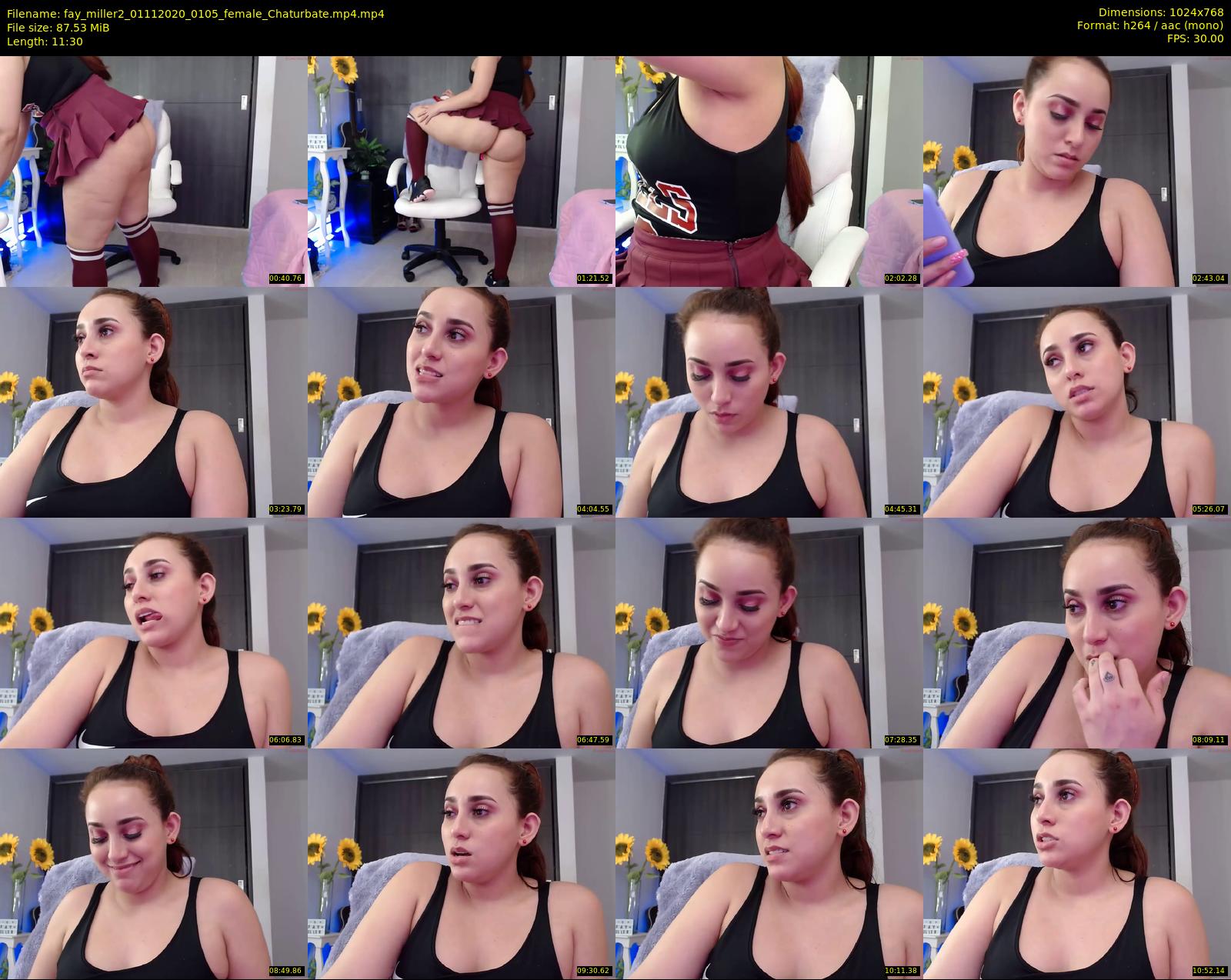 fay_miller2 — 12 minute Chaturbate female cam show recording, 720p, Nov 1, 2020