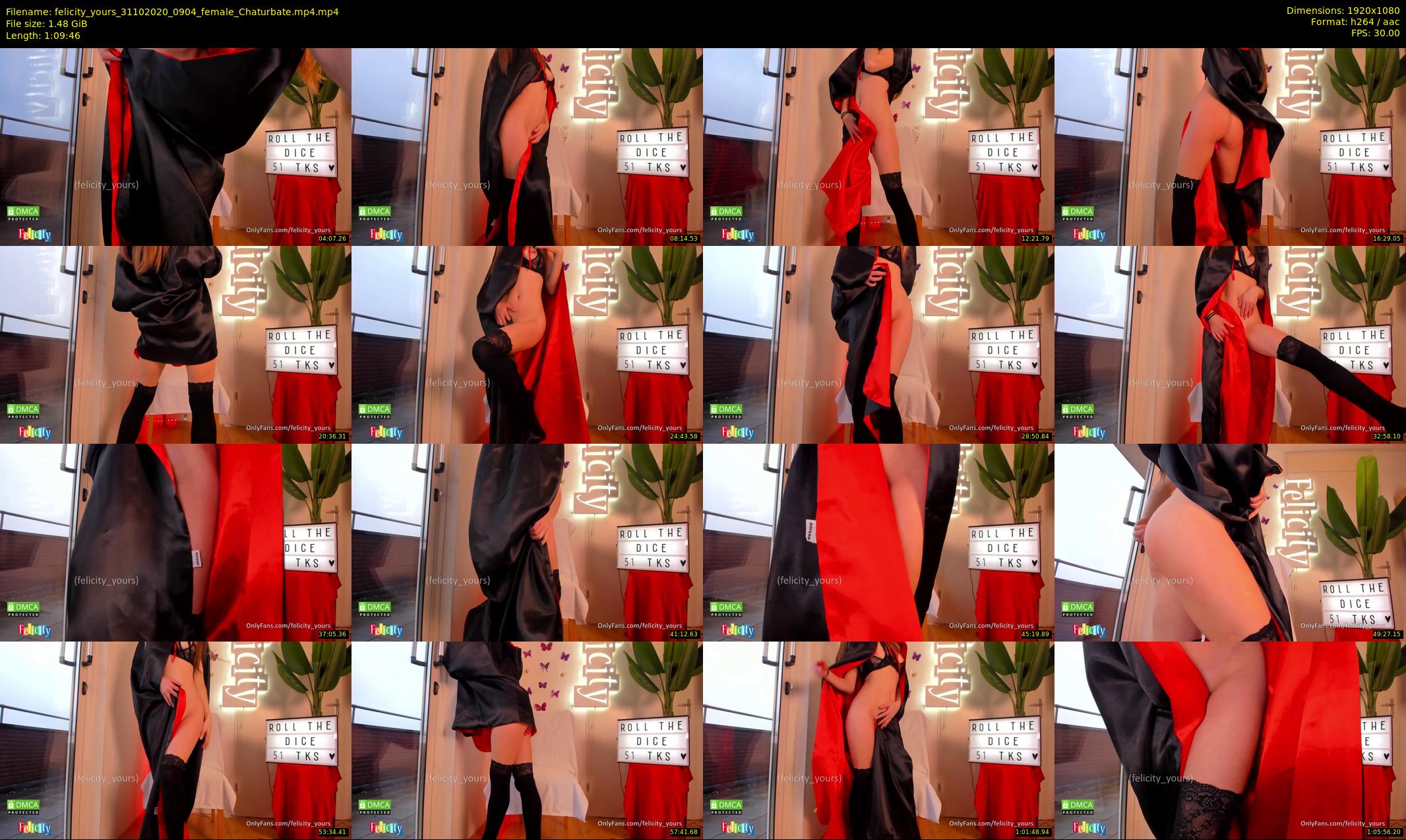 felicity_yours — 70 minute Chaturbate female cam show recording, 1080p, Oct 31, 2020