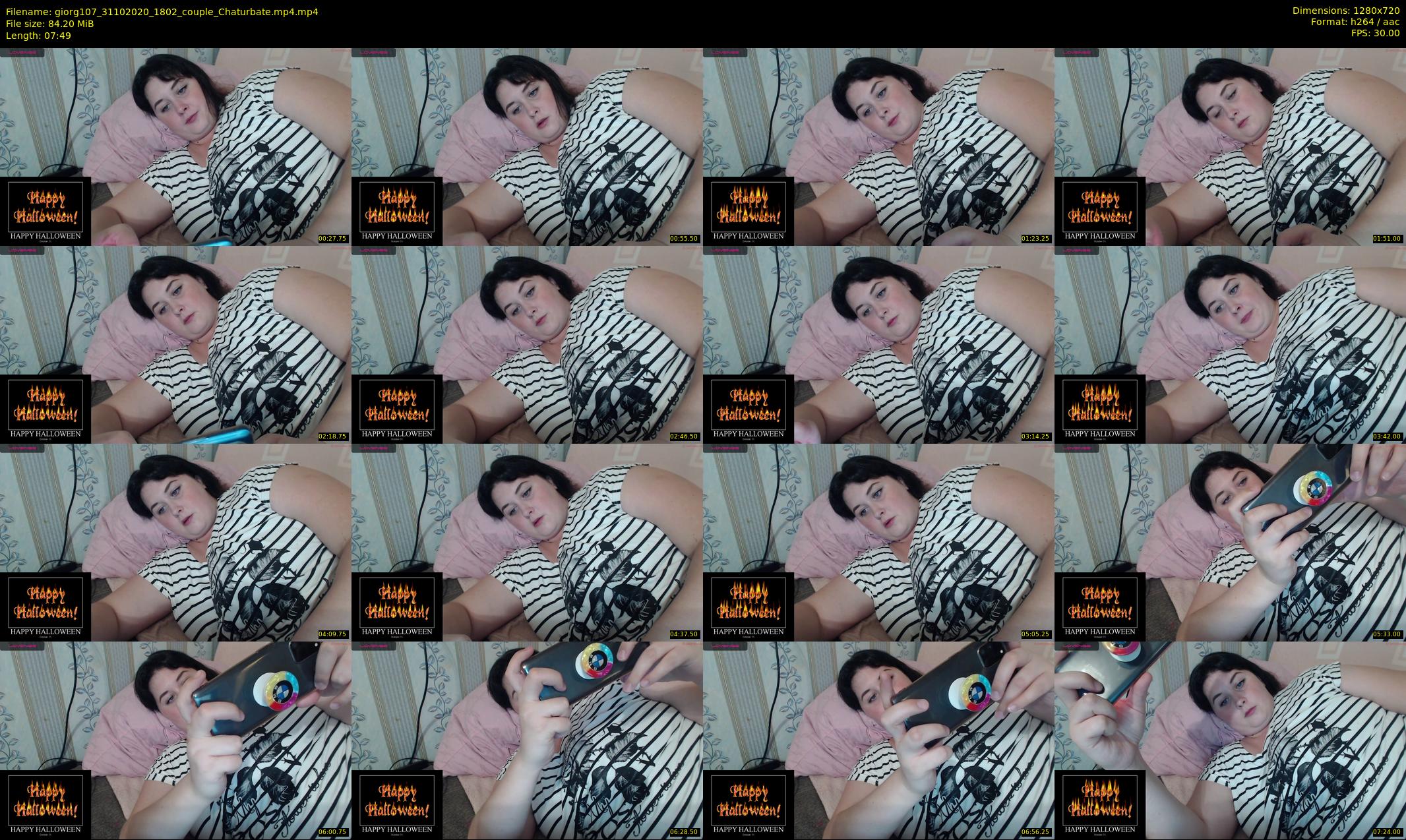 giorg107 — 8 minute Chaturbate couple cam show recording, 720p, Oct 31, 2020