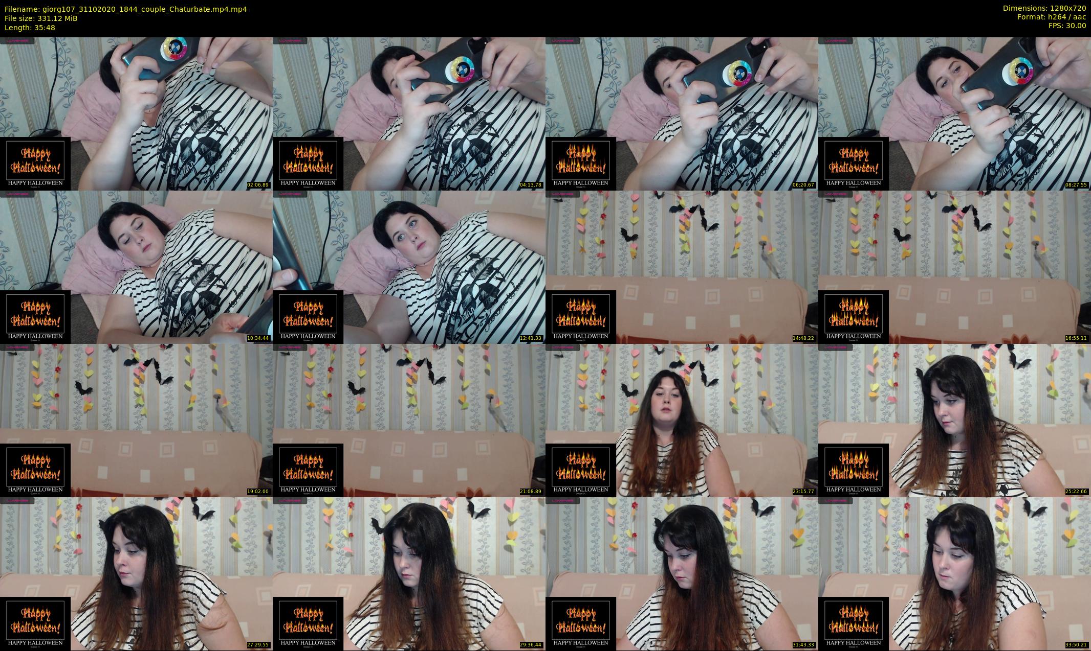 giorg107 — 36 minute Chaturbate couple cam show recording, 720p, Oct 31, 2020