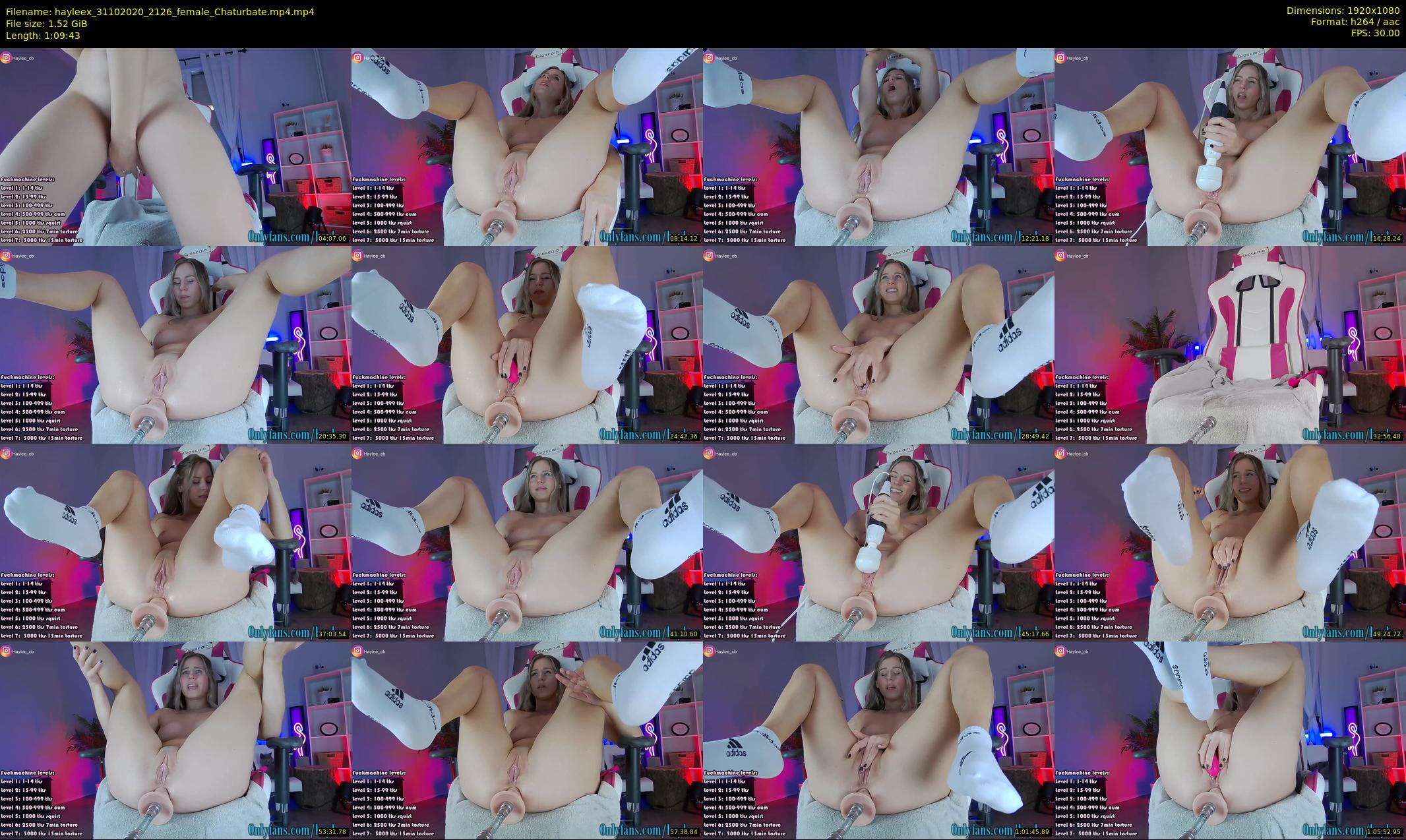 hayleex — 70 minute Chaturbate female cam show recording, 1080p, Oct 31, 2020