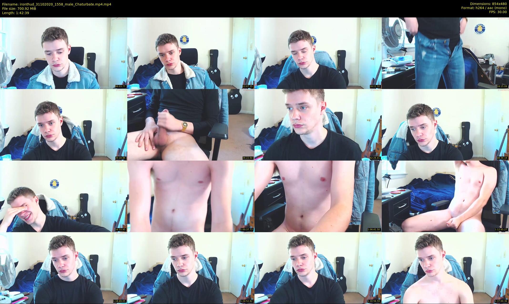 ironthud — 103 minute Chaturbate male cam show recording, 480p, Oct 31, 2020
