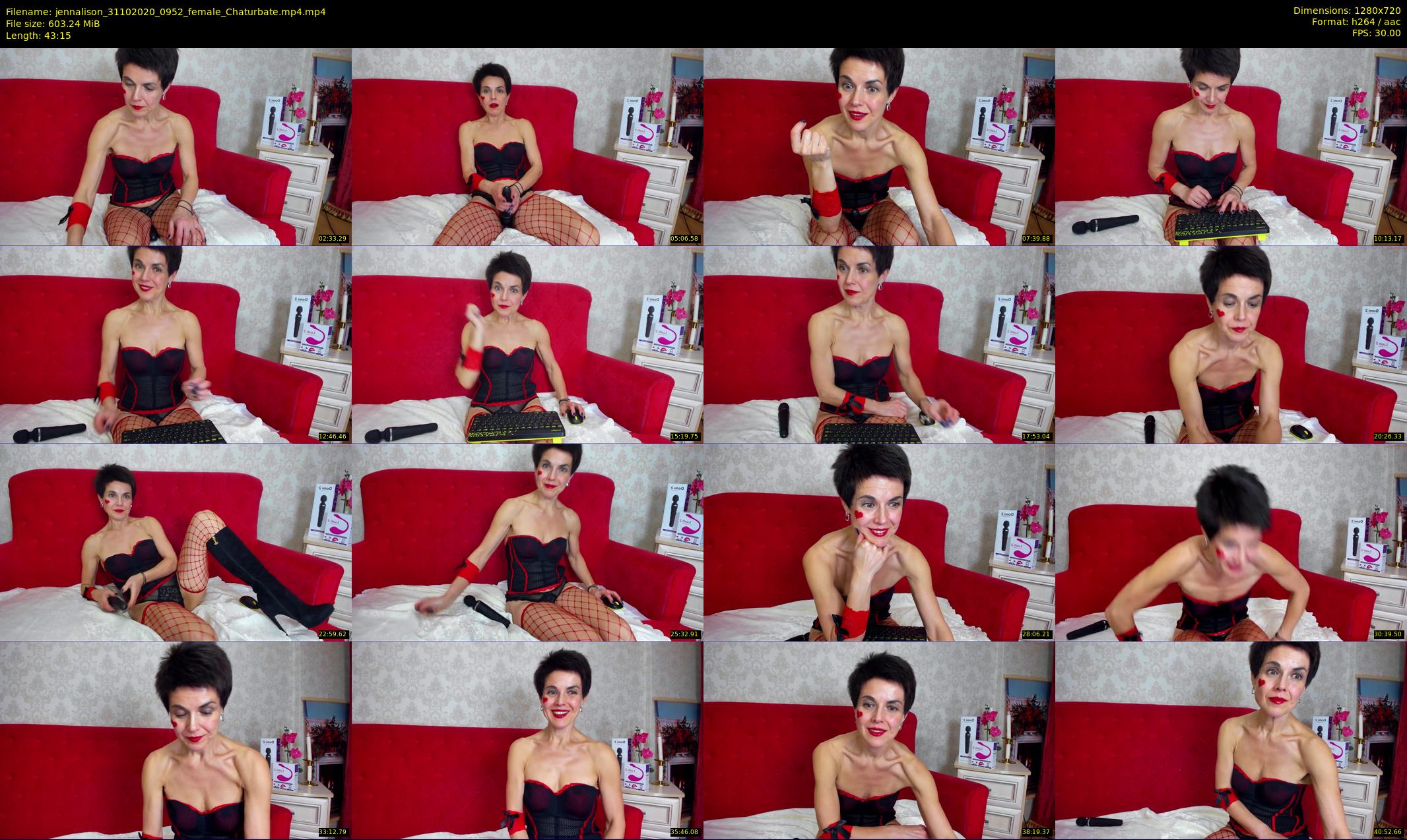 jennalison — 44 minute Chaturbate female cam show recording, 720p, Oct 31, 2020