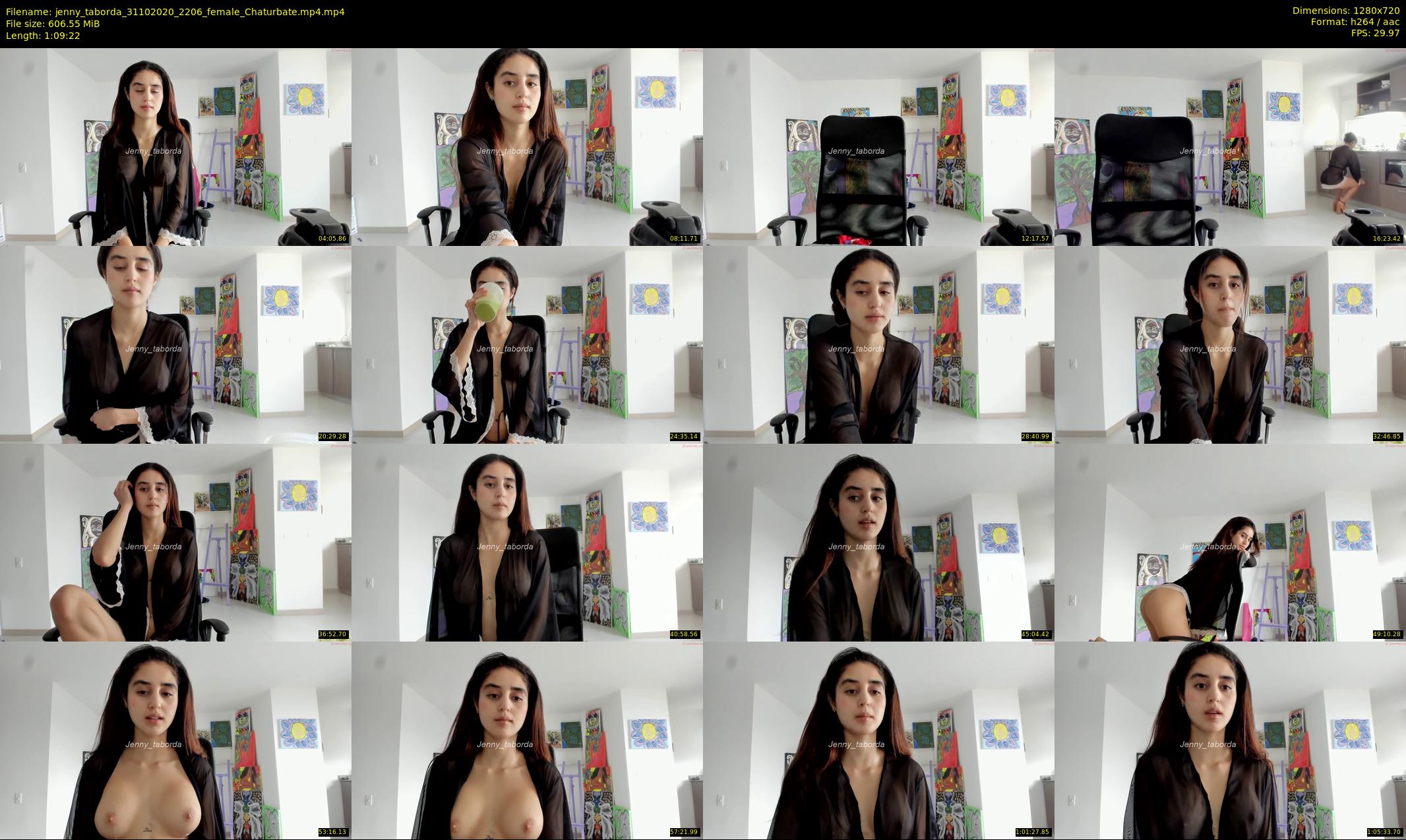 jenny_taborda — 70 minute Chaturbate female cam show recording, 720p, Oct 31, 2020