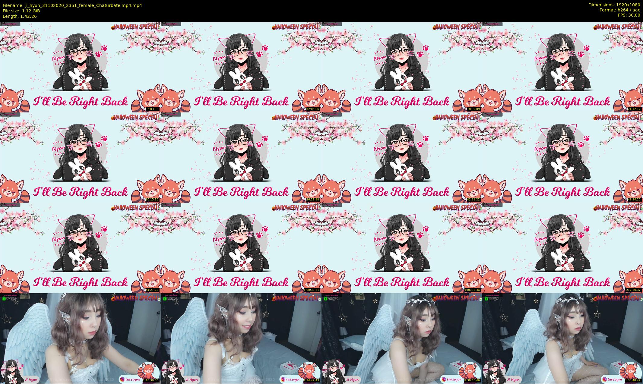 ji_hyun — 103 minute Chaturbate female cam show recording, 1080p, Oct 31, 2020