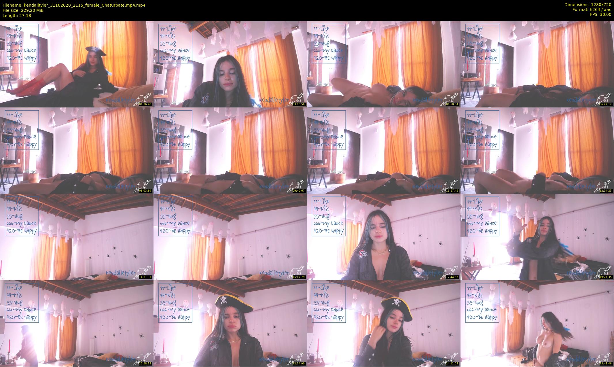 kendalltyler — 28 minute Chaturbate female cam show recording, 720p, Oct 31, 2020