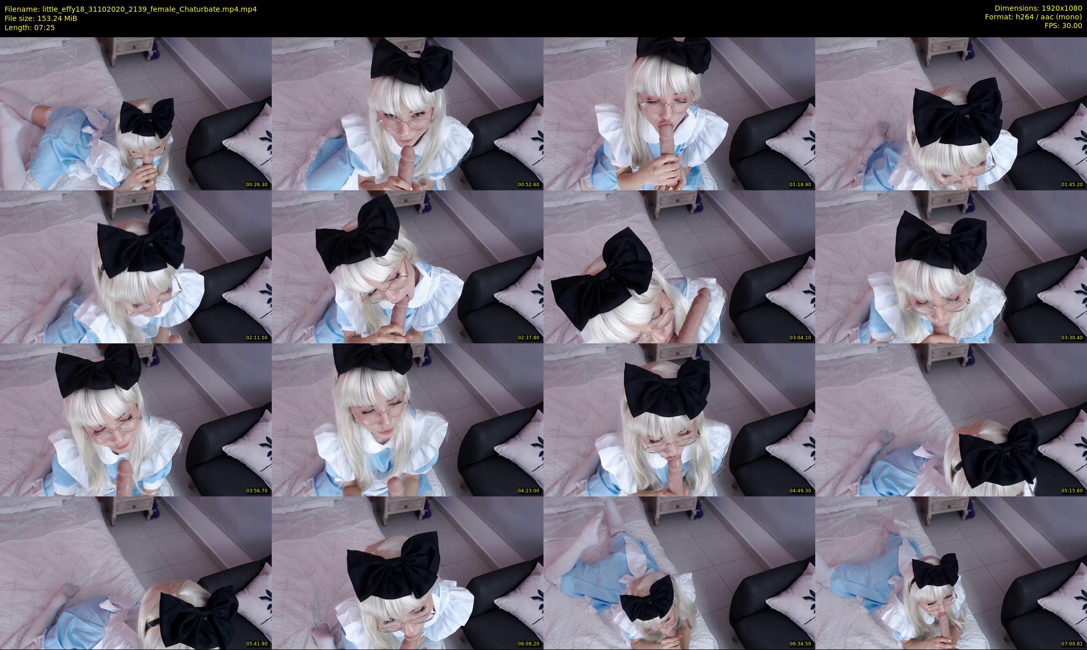 little_effy18 — 8 minute Chaturbate female cam show recording, 1080p, Oct 31, 2020