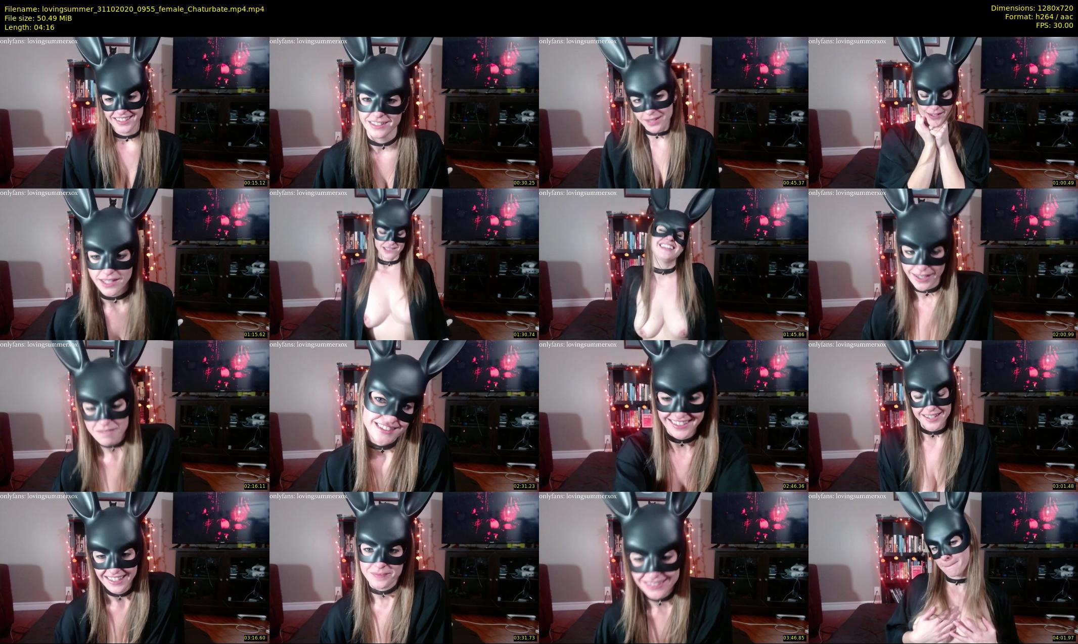 lovingsummer — 5 minute Chaturbate female cam show recording, 720p, Oct 31, 2020