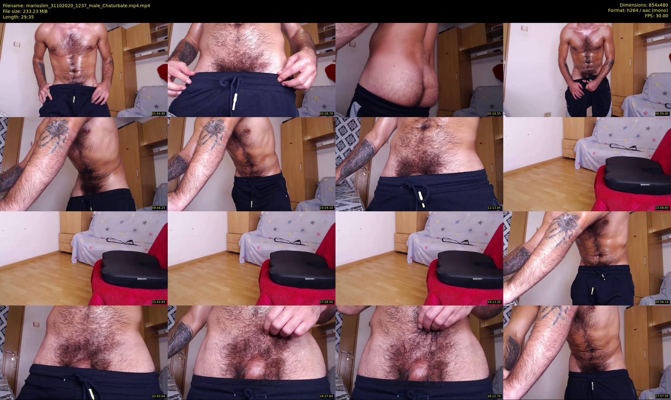 marioslim — 30 minute Chaturbate male cam show recording, 480p, Oct 31, 2020