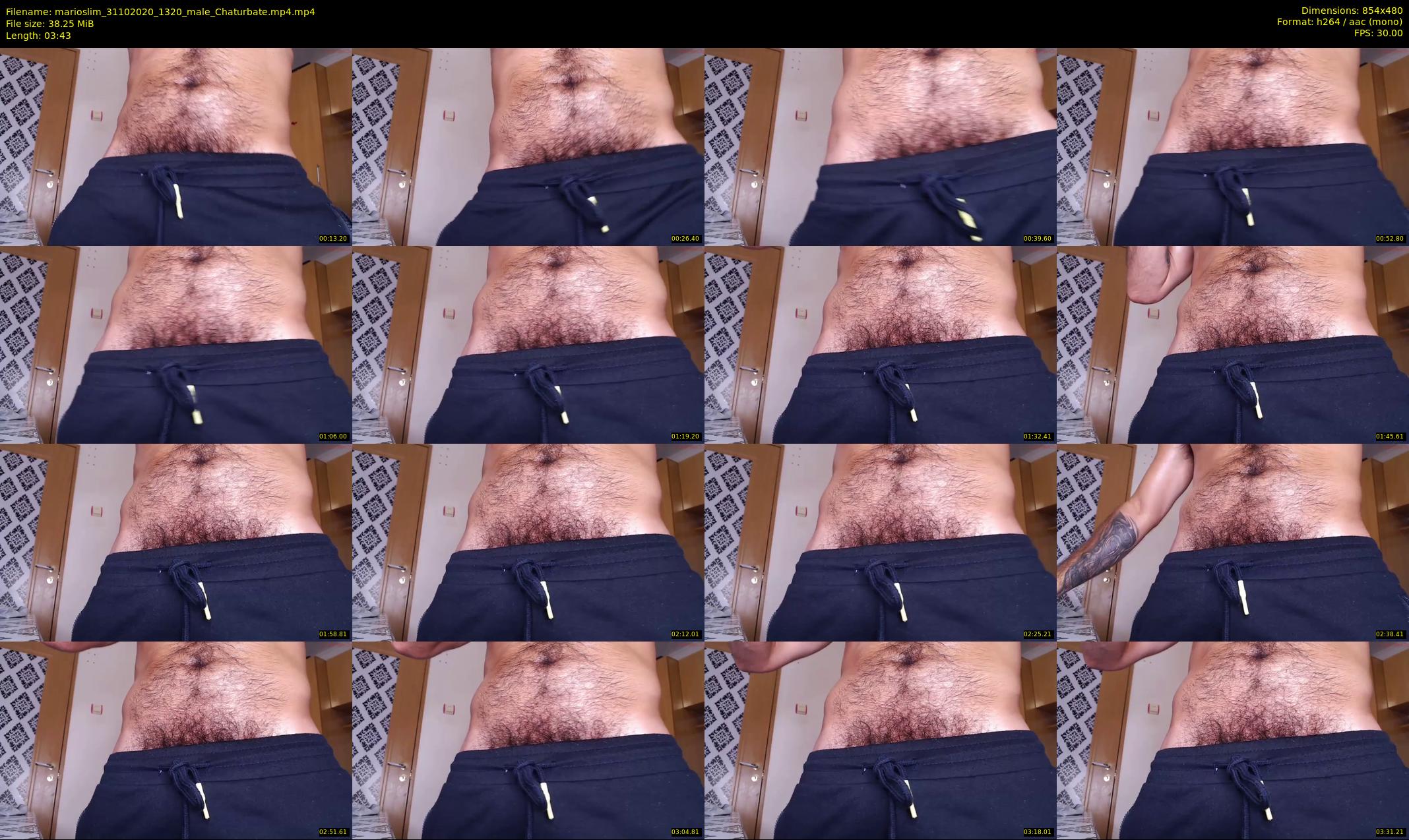 marioslim — 4 minute Chaturbate male cam show recording, 480p, Oct 31, 2020