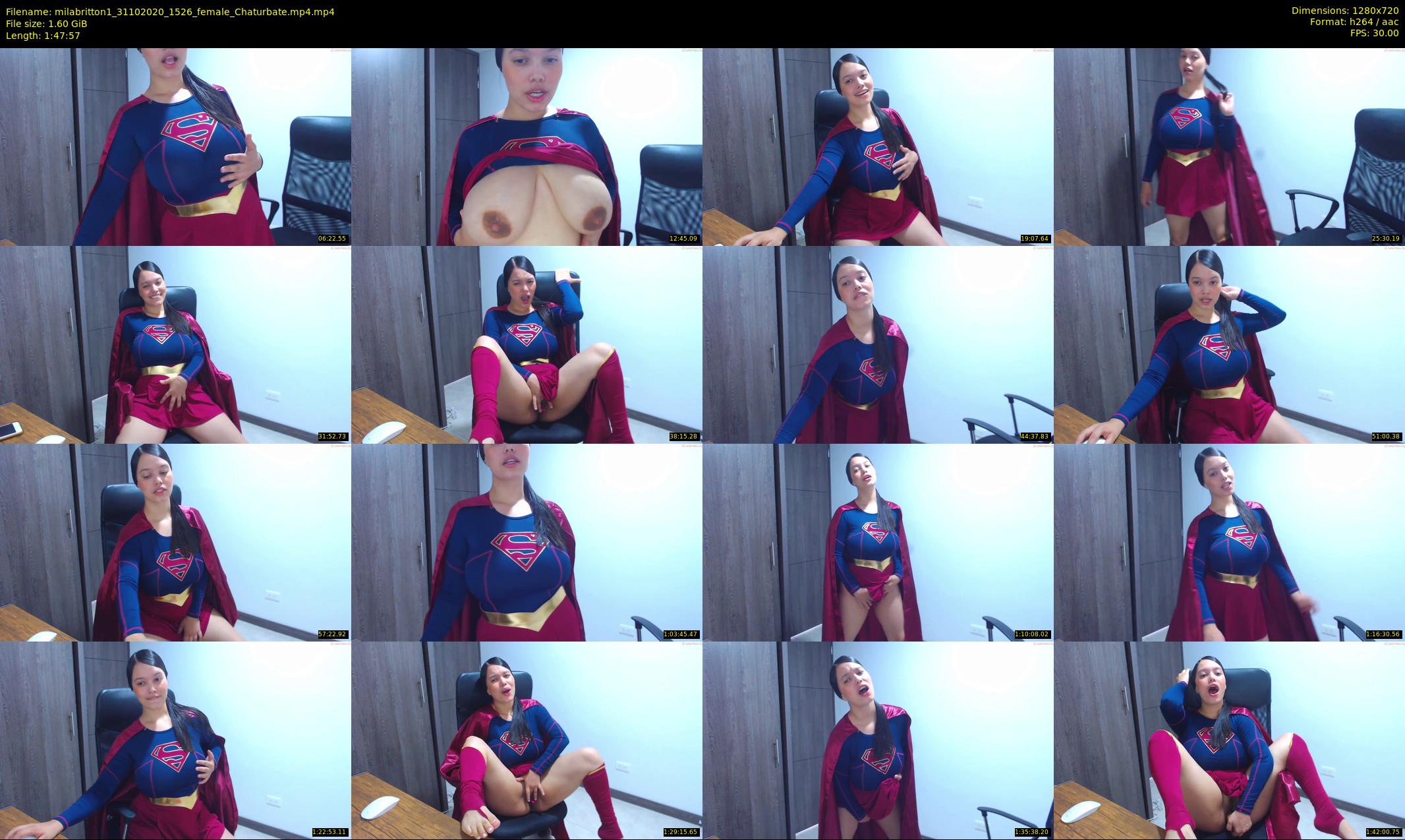 milabritton1 — 108 minute Chaturbate female cam show recording, 720p, Oct 31, 2020