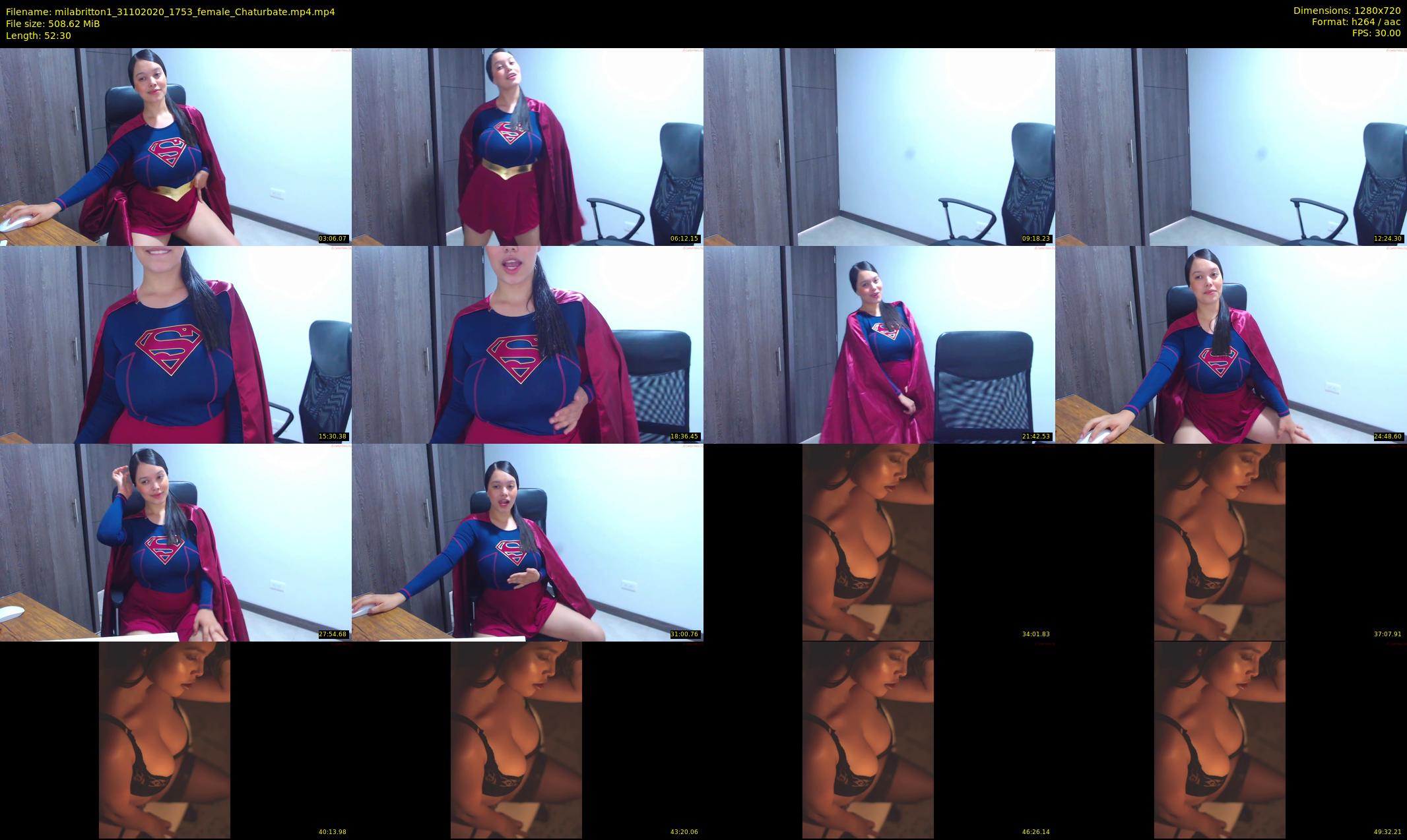 milabritton1 — 53 minute Chaturbate female cam show recording, 720p, Oct 31, 2020