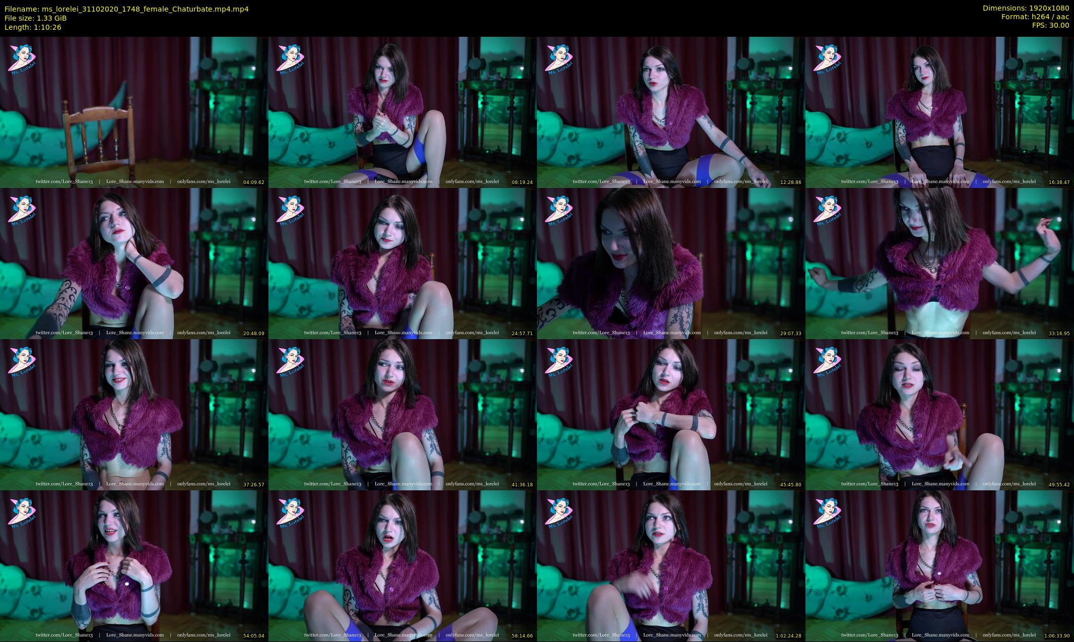 ms_lorelei — 71 minute Chaturbate female cam show recording, 1080p, Oct 31, 2020