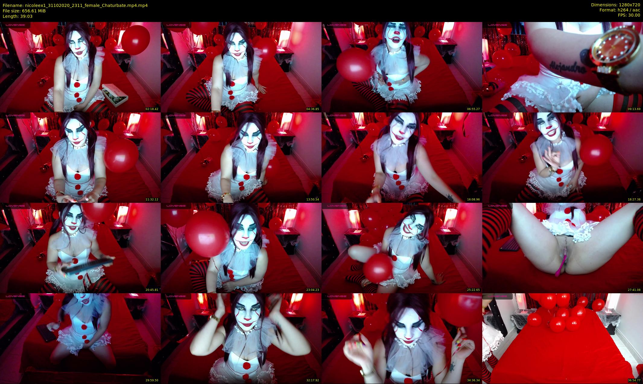 nicoleex1 — 40 minute Chaturbate female cam show recording, 720p, Oct 31, 2020