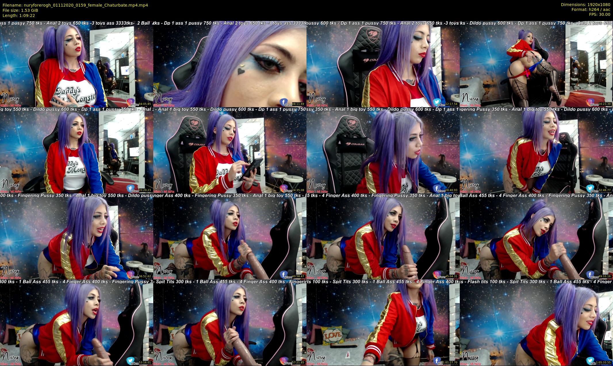 nuryforerogh — 70 minute Chaturbate female cam show recording, 1080p, Nov 1, 2020