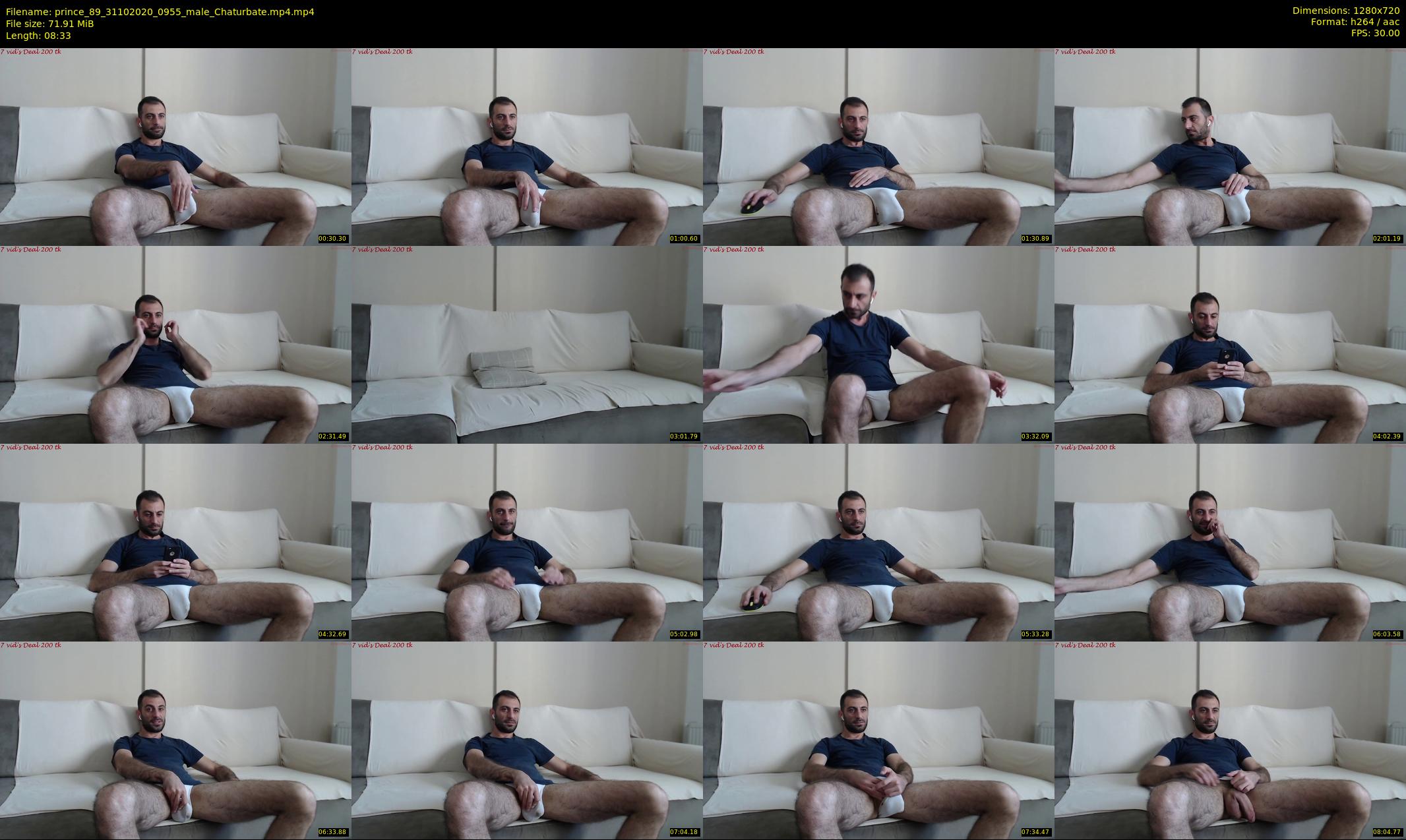prince_89 — 9 minute Chaturbate male cam show recording, 720p, Oct 31, 2020