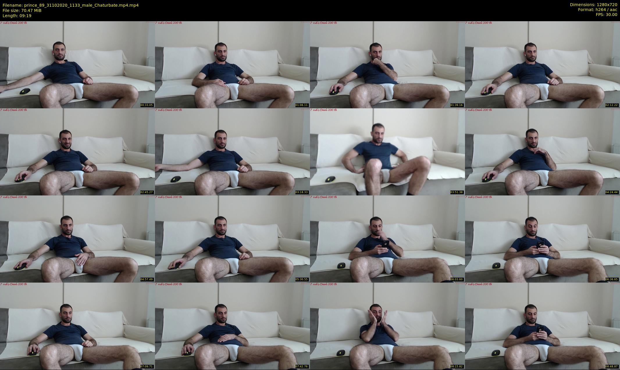 prince_89 — 10 minute Chaturbate male cam show recording, 720p, Oct 31, 2020