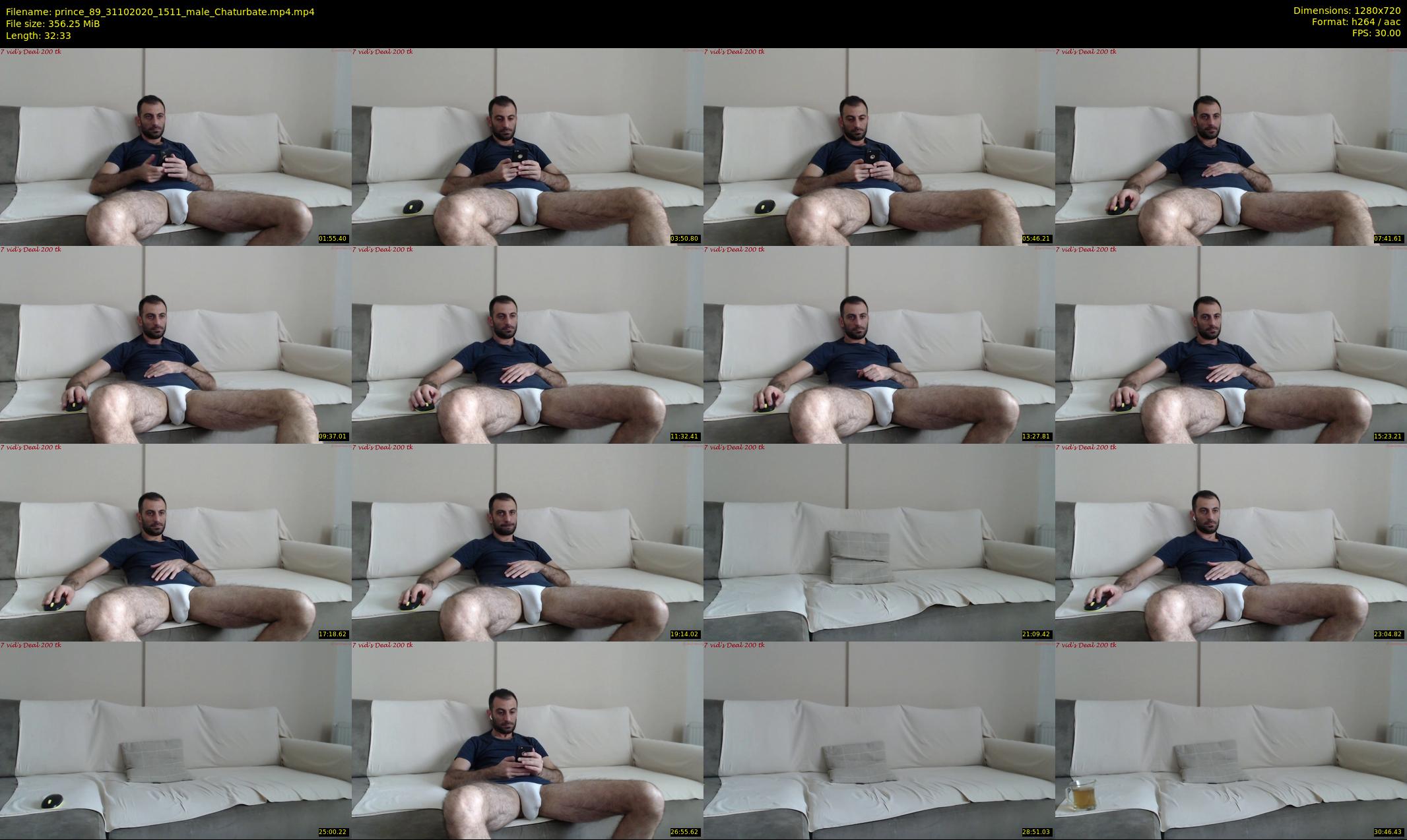 prince_89 — 33 minute Chaturbate male cam show recording, 720p, Oct 31, 2020