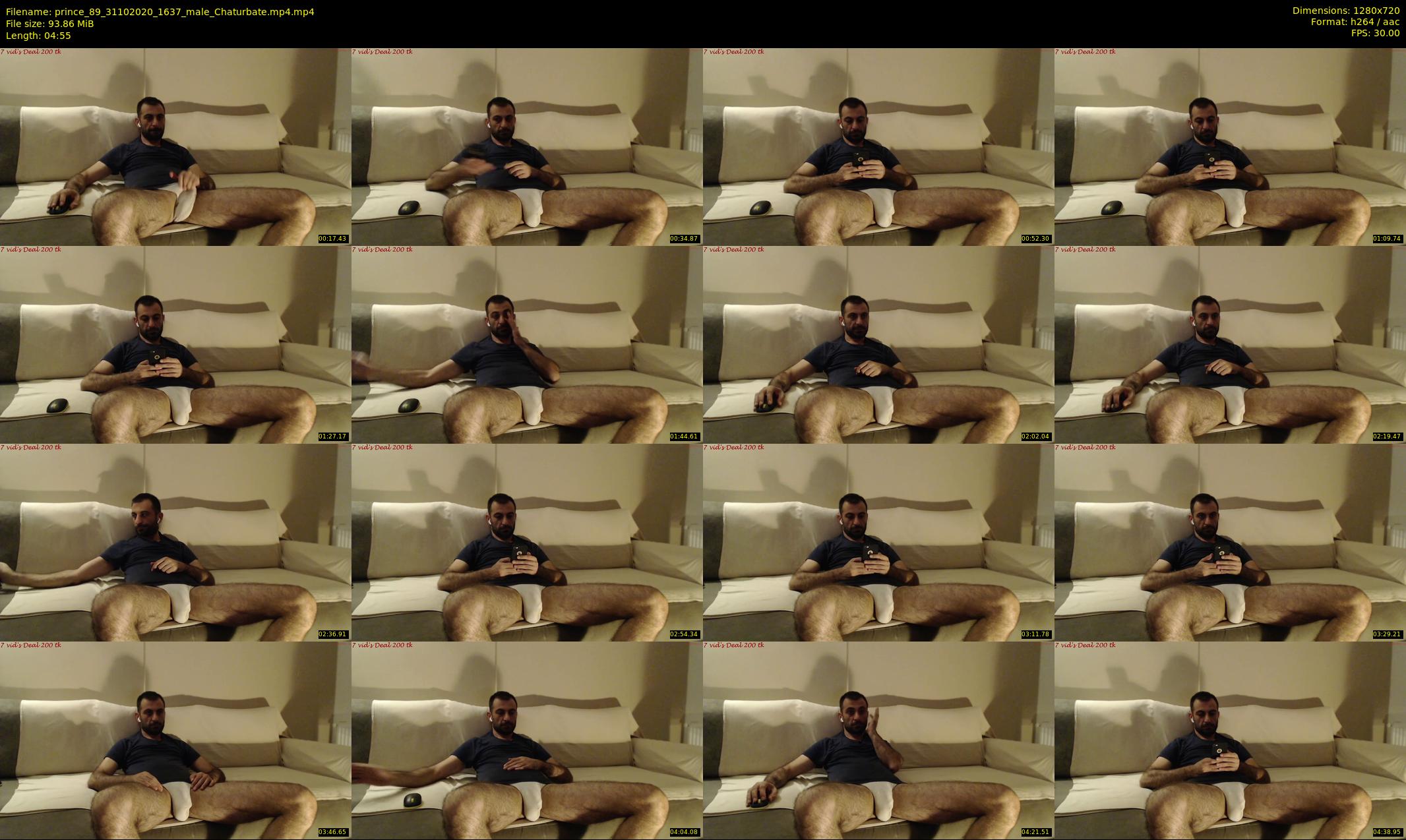 prince_89 — 5 minute Chaturbate male cam show recording, 720p, Oct 31, 2020