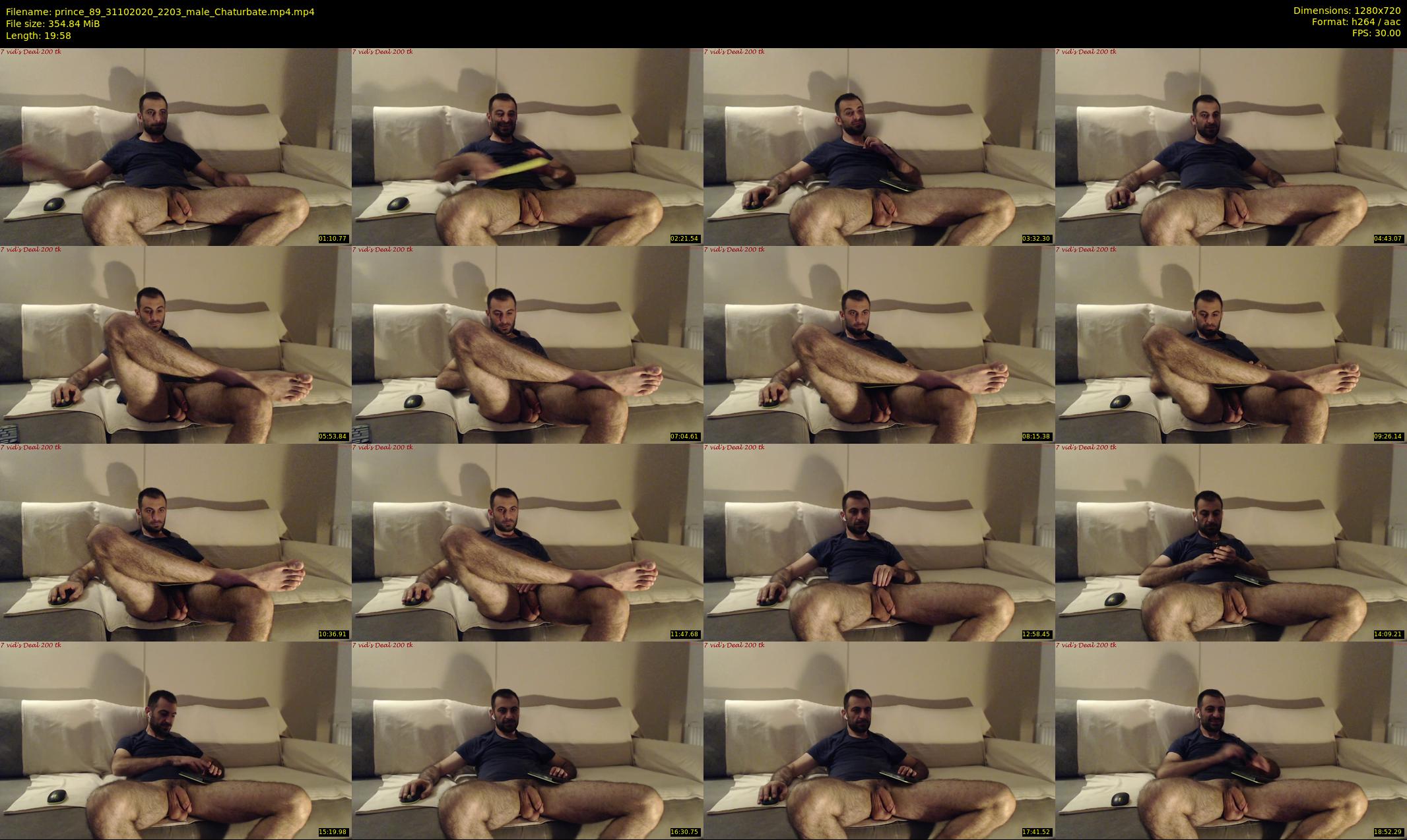 prince_89 — 20 minute Chaturbate male cam show recording, 720p, Oct 31, 2020