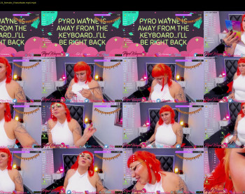 pyrowayne — 59 minute Chaturbate female cam show recording, 720p, Nov 1, 2020