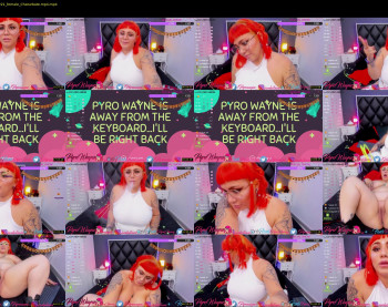 pyrowayne — 59 minute Chaturbate female cam show recording, 720p, Nov 1, 2020