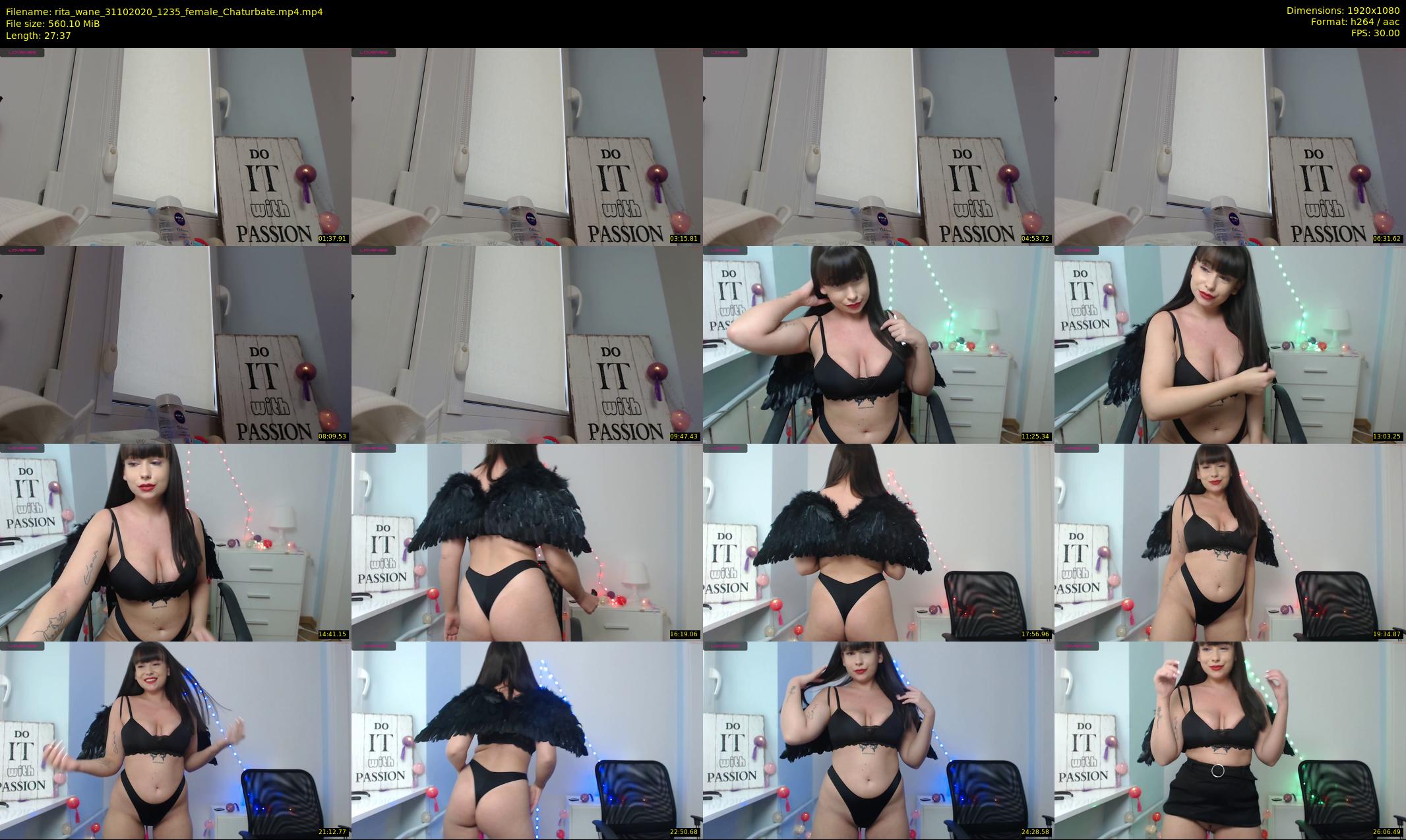 rita_wane — 28 minute Chaturbate female cam show recording, 1080p, Oct 31, 2020