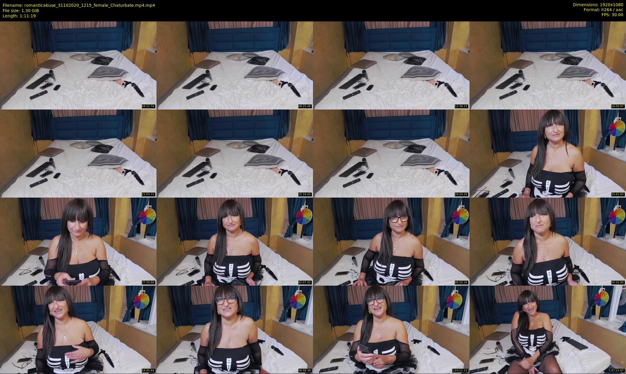 romanticabuse — 72 minute Chaturbate female cam show recording, 1080p, Oct 31, 2020