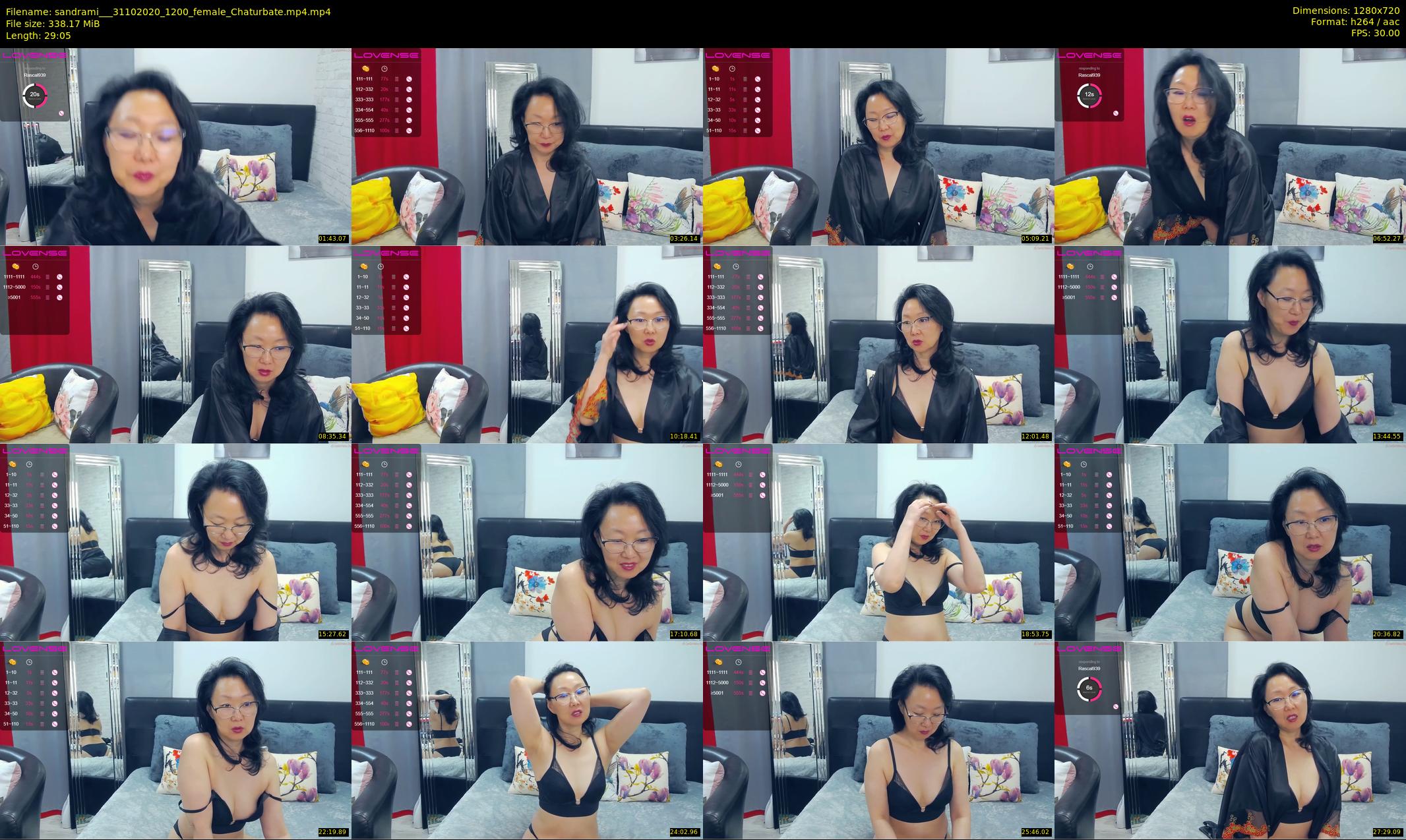 sandrami__ — 30 minute Chaturbate female cam show recording, 720p, Oct 31, 2020