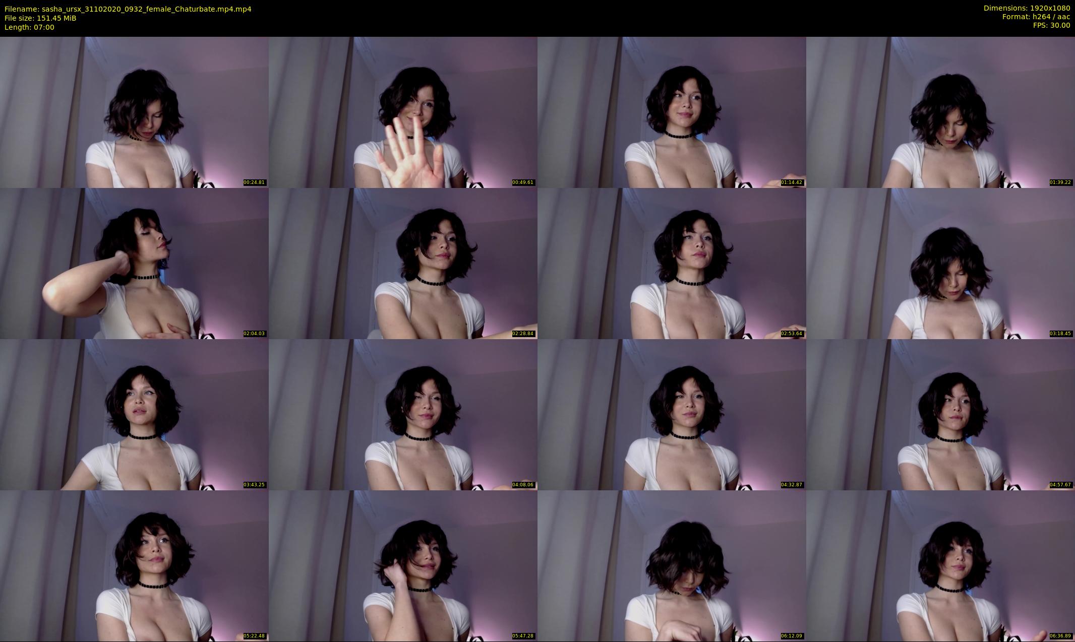 sasha_ursx — 7 minute Chaturbate female cam show recording, 1080p, Oct 31, 2020
